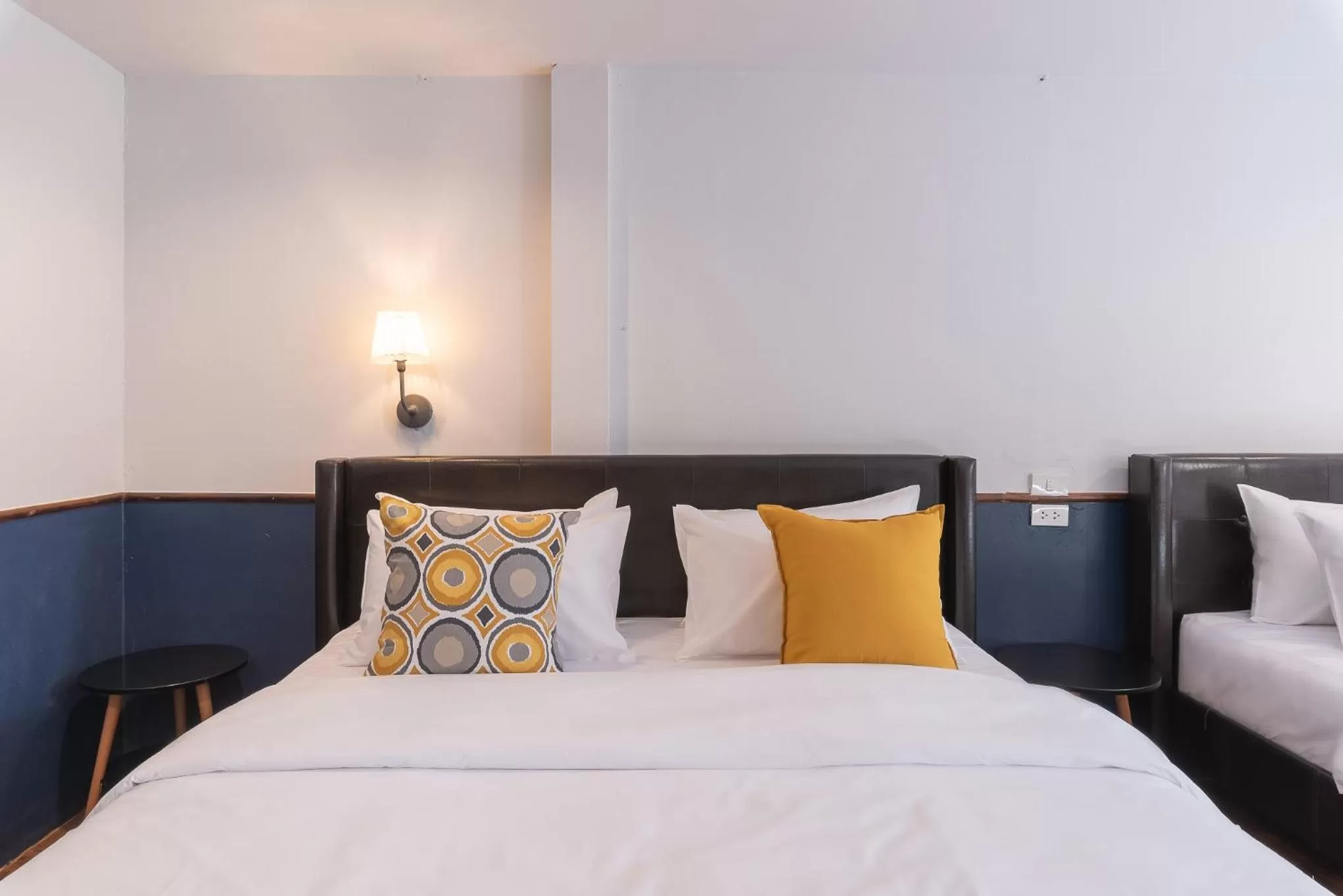 Bed in The Mellow Pillow Hotel @ Chiang Mai Gate