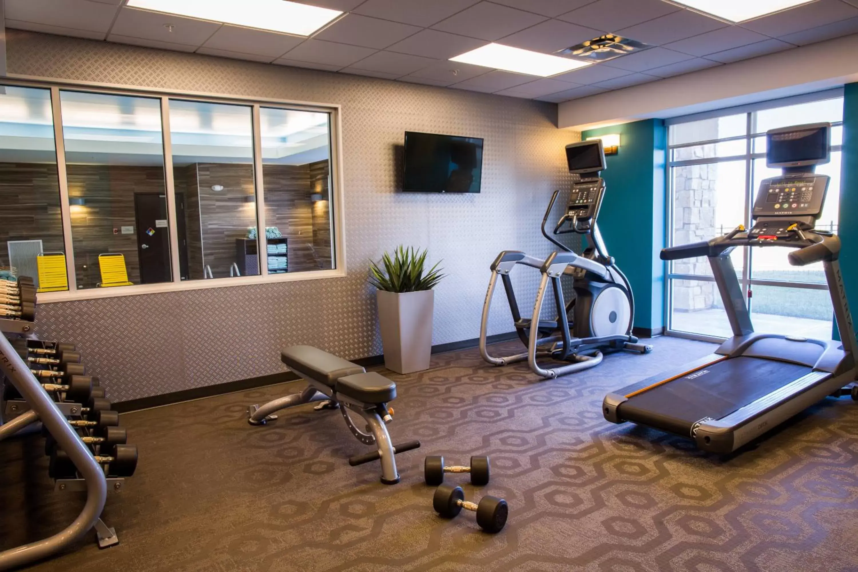 Fitness centre/facilities, Fitness Center/Facilities in Fairfield Inn & Suites by Marriott Lincoln Southeast