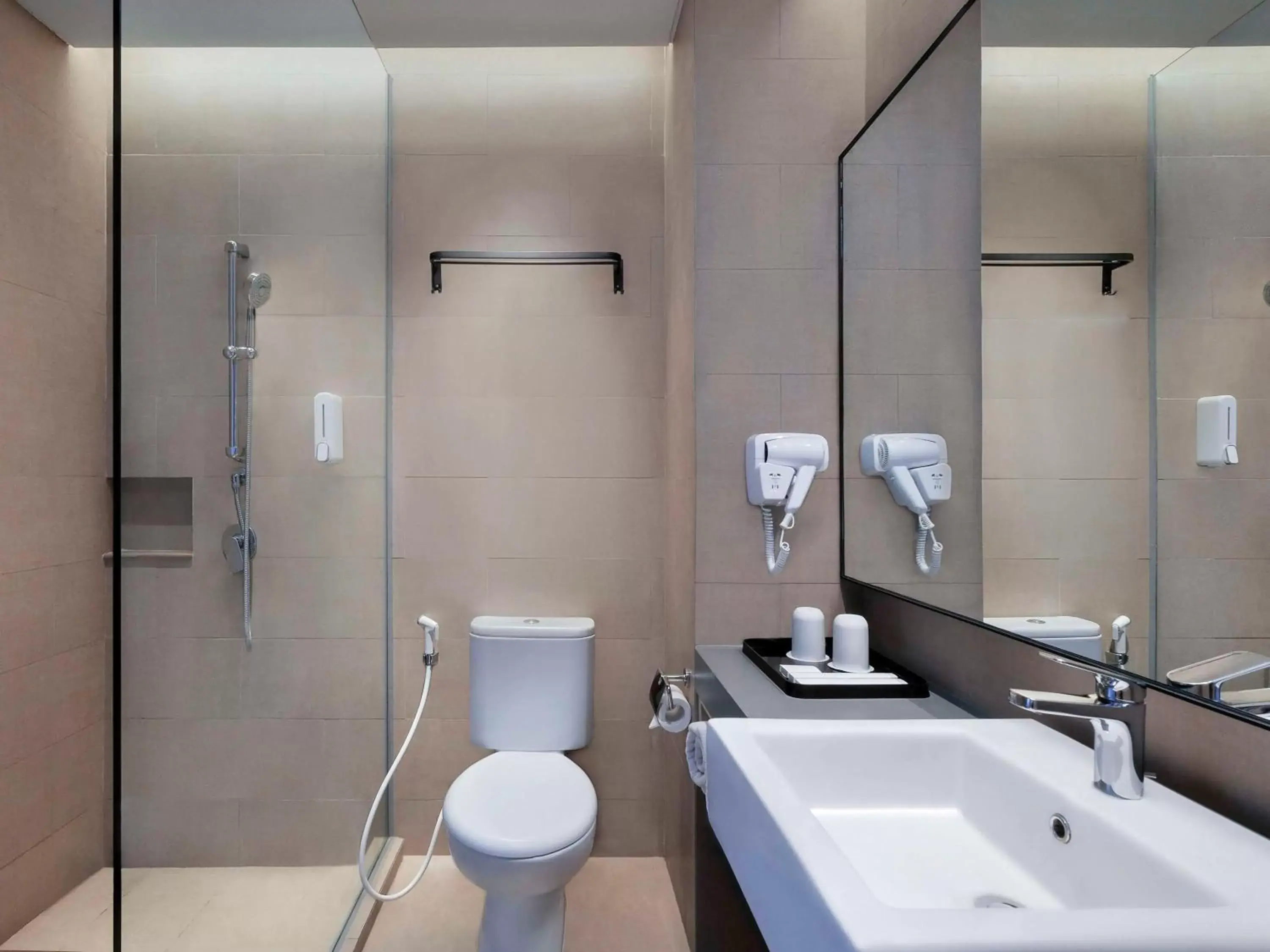 Bathroom in ibis Surabaya Tidar