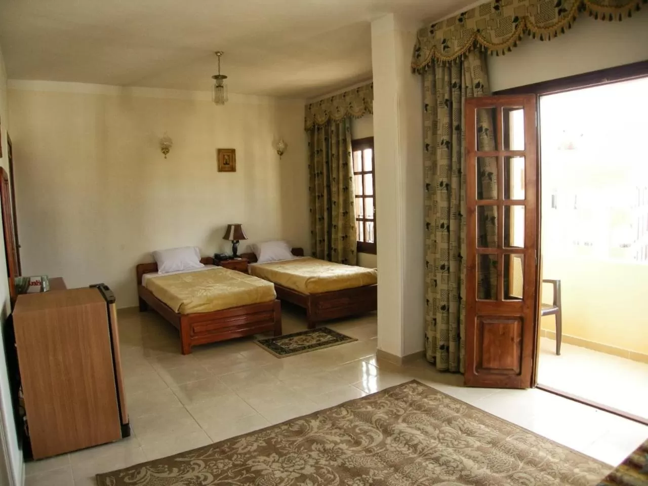 Bed in Luxor Hotel Hurghada