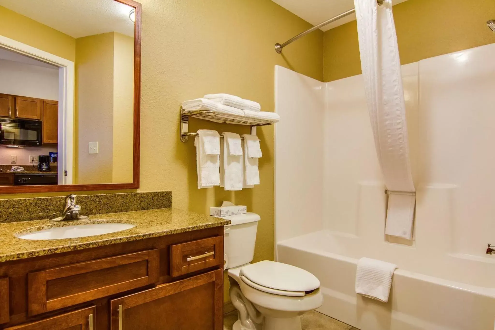 Bathroom in Candlewood Suites Jacksonville East Merril Road, an IHG Hotel