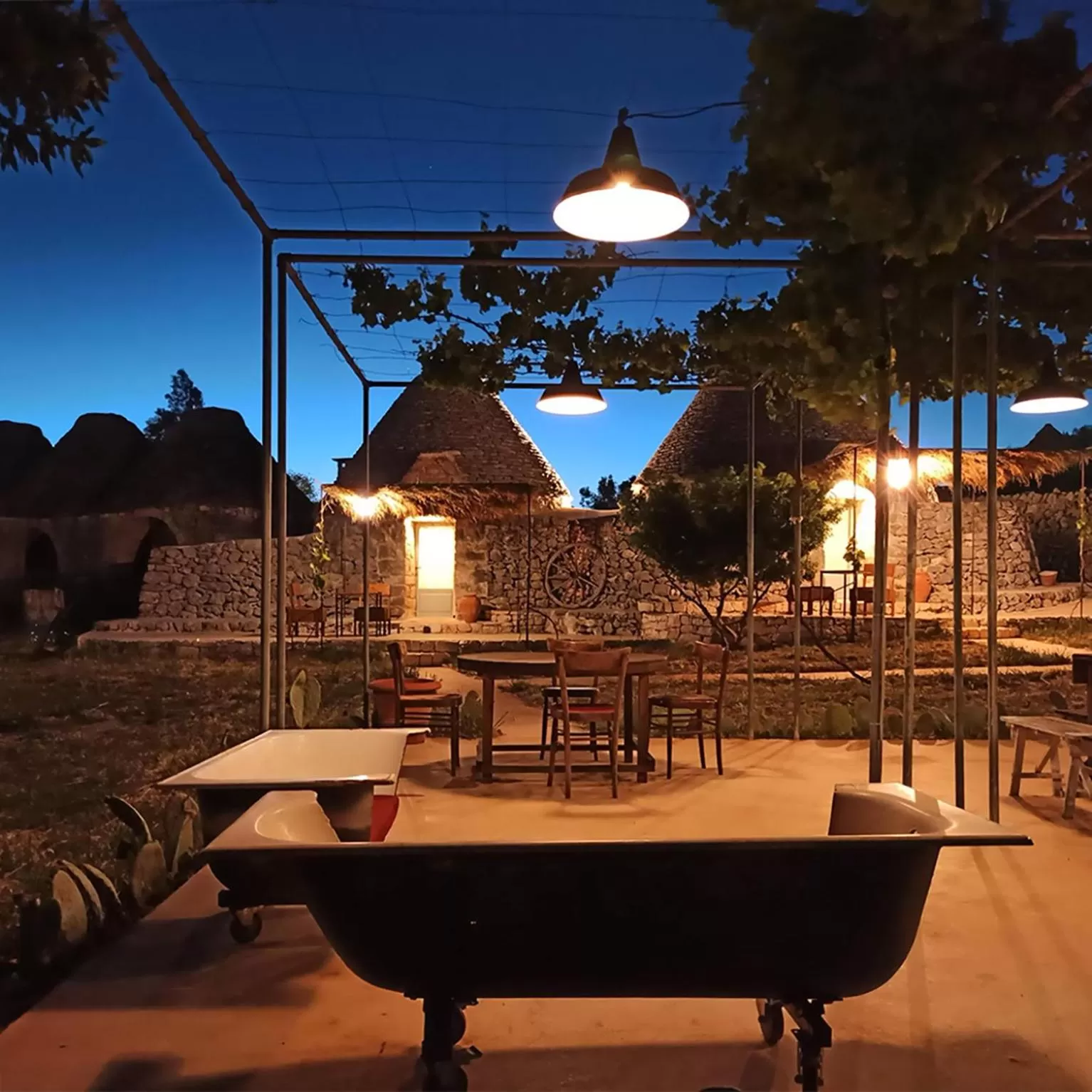 Patio in Masseria LoJazzo