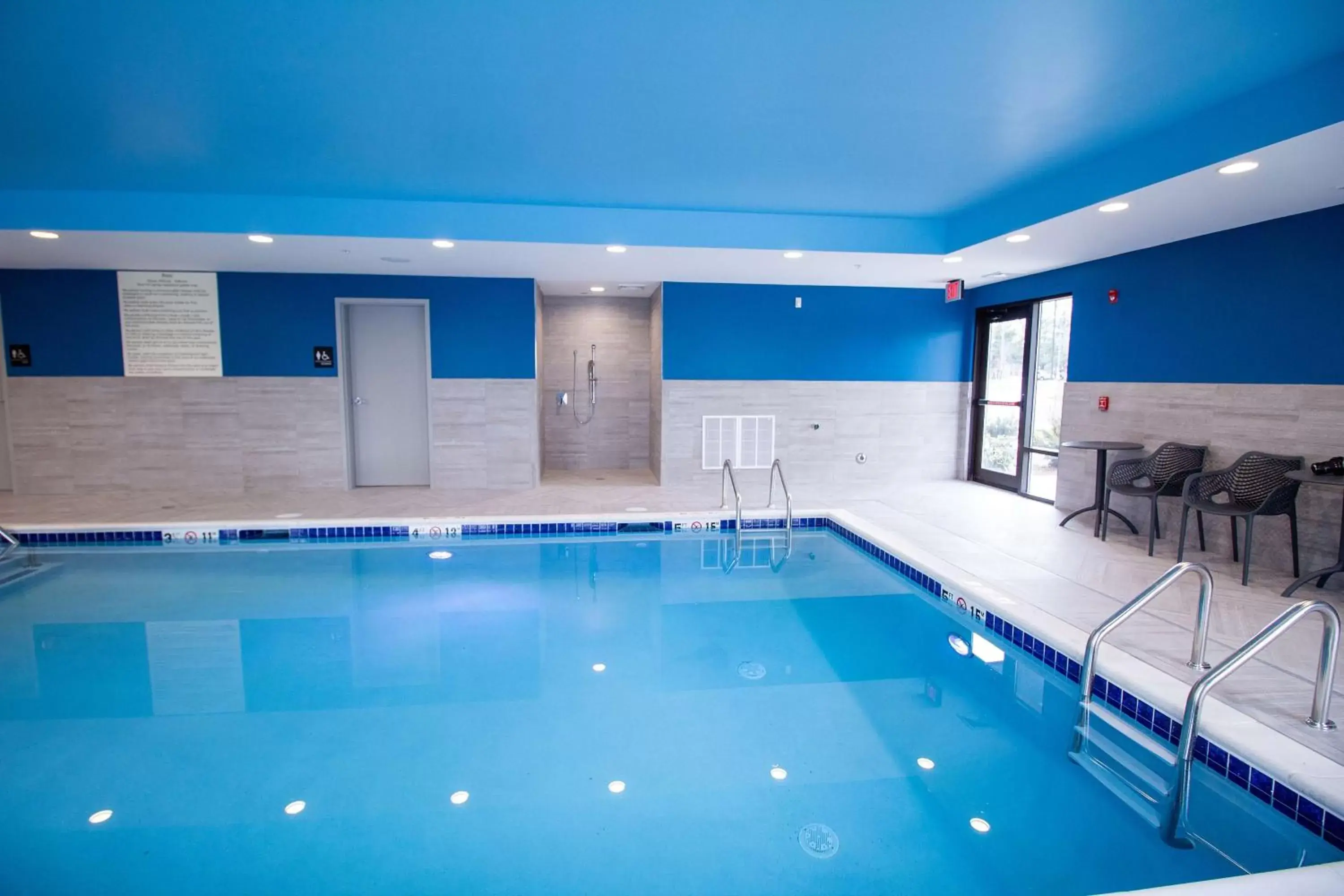 Pool view in Hampton Inn North Attleboro, Ma Pool view in Hampton Inn North Attleboro, Ma