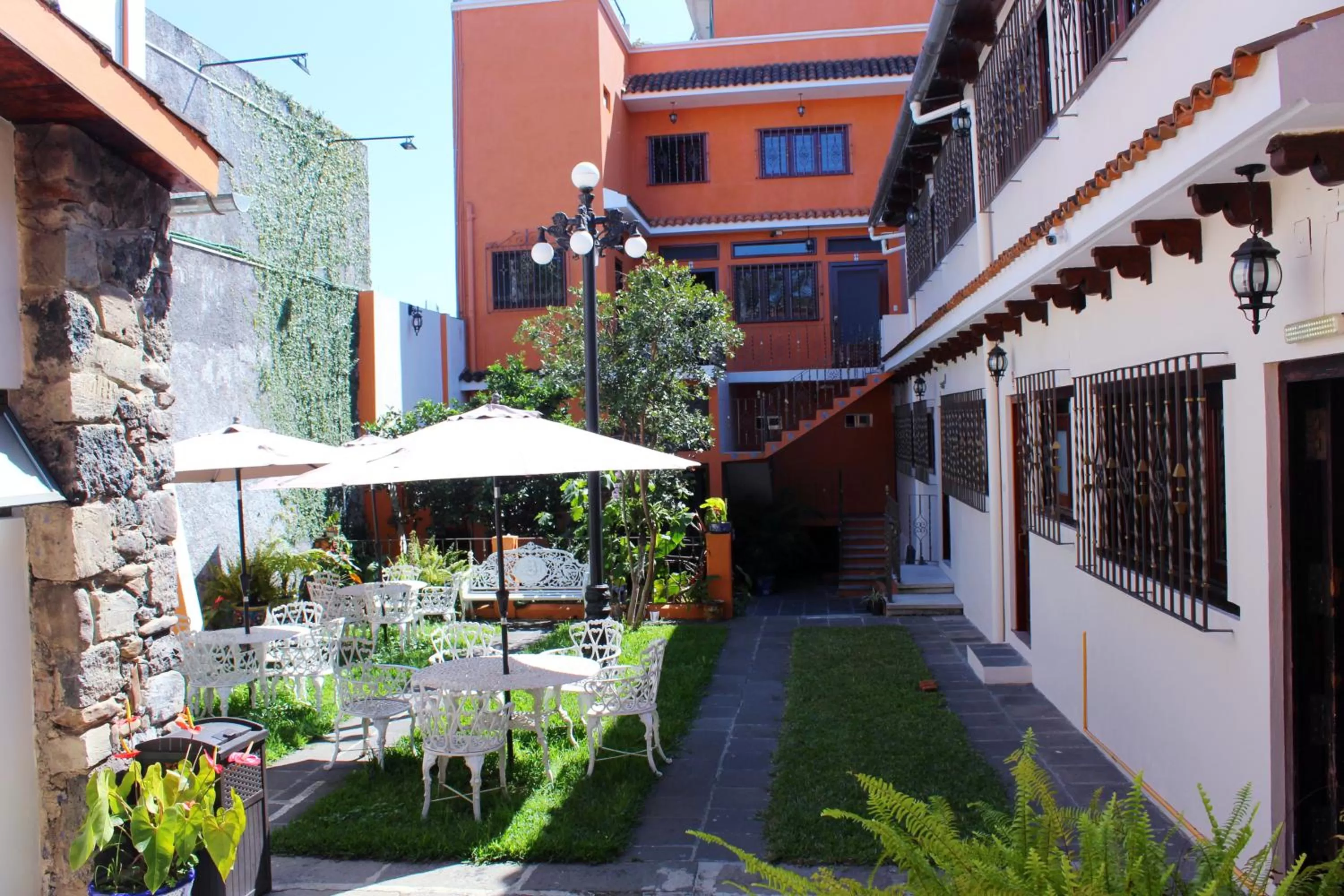 Patio in Hotel Boutique San Antonio