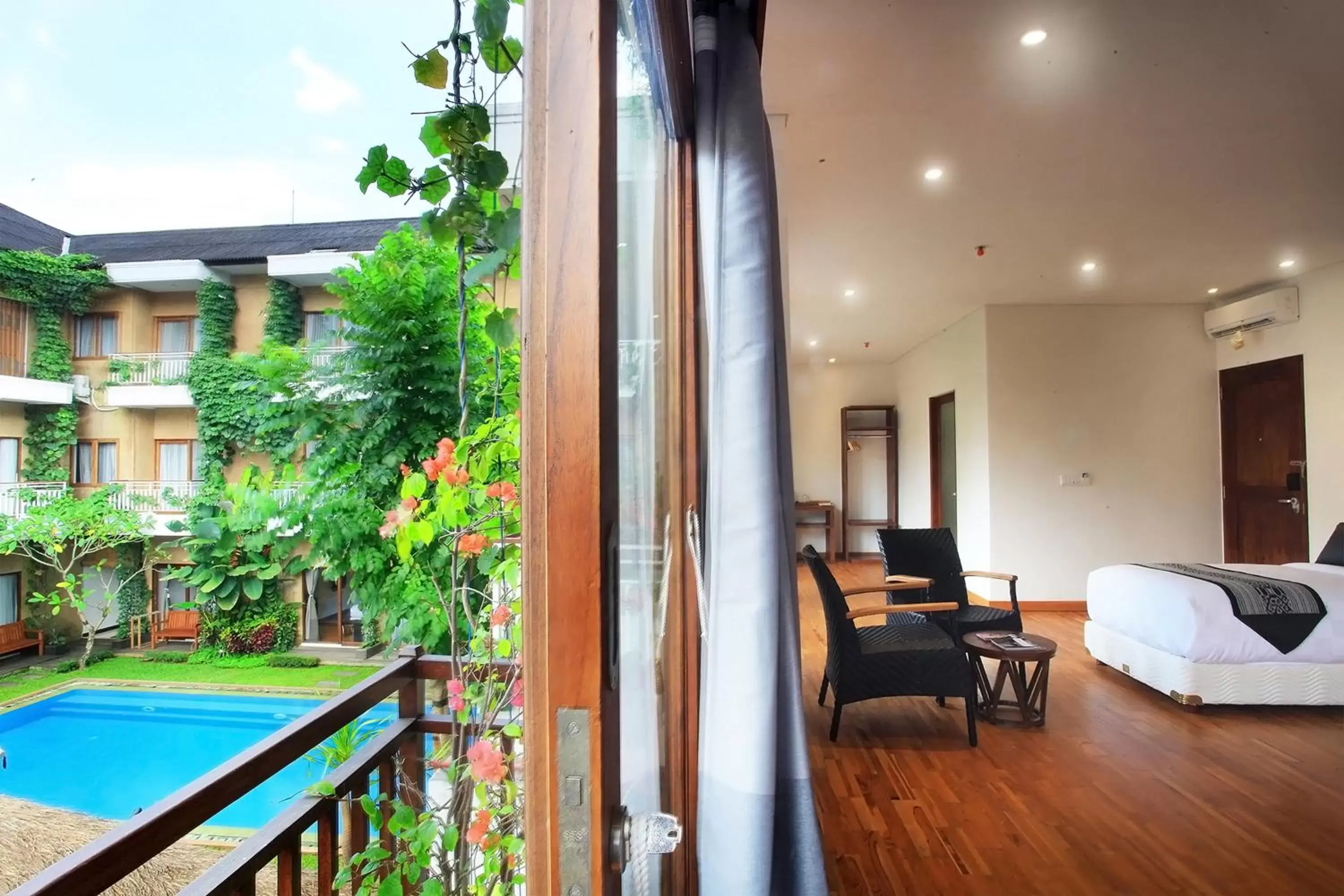Garden view, Pool View in Hotel Puriartha Ubud - CHSE Certified