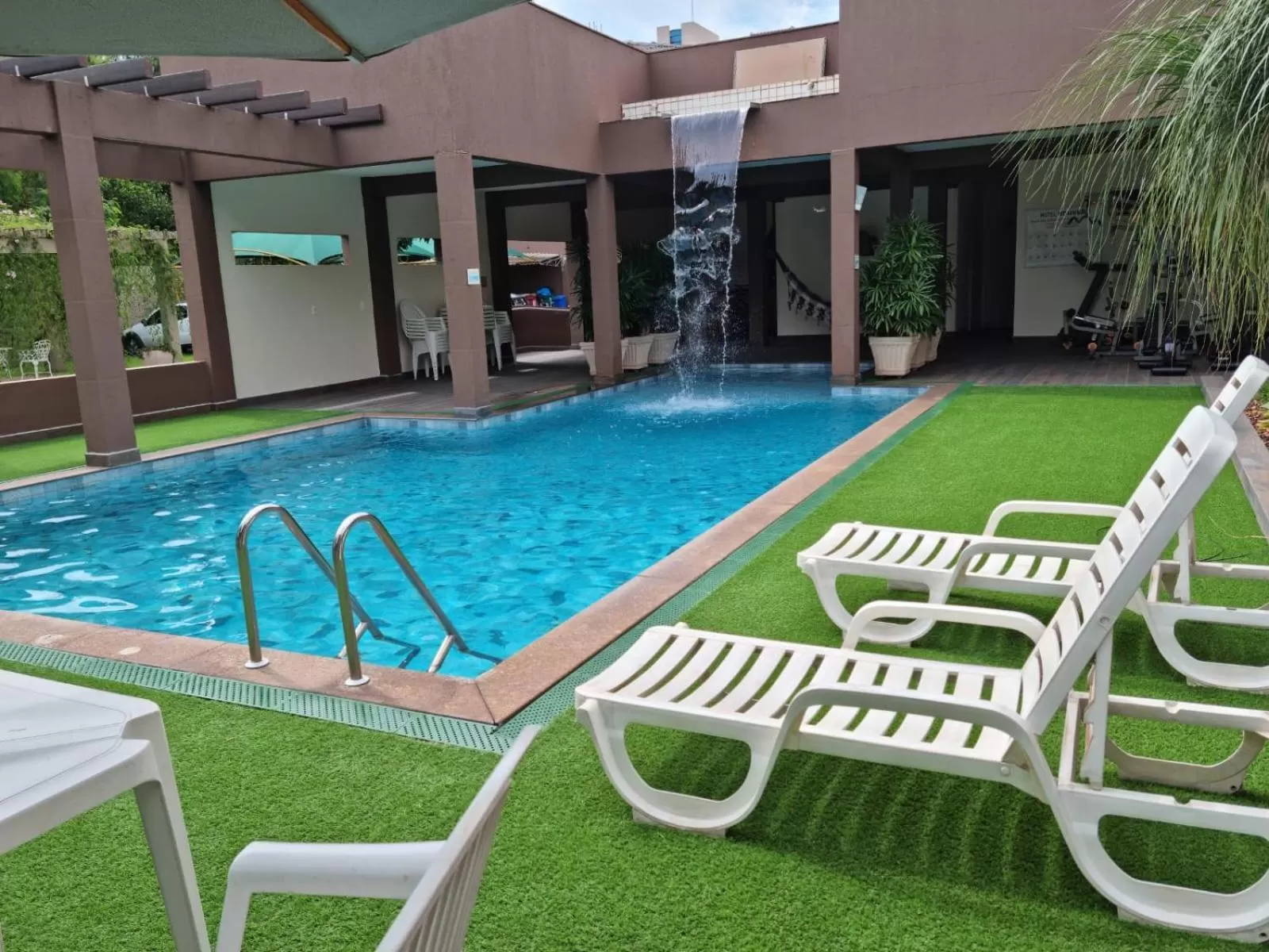 Swimming pool in Hotel Rouver