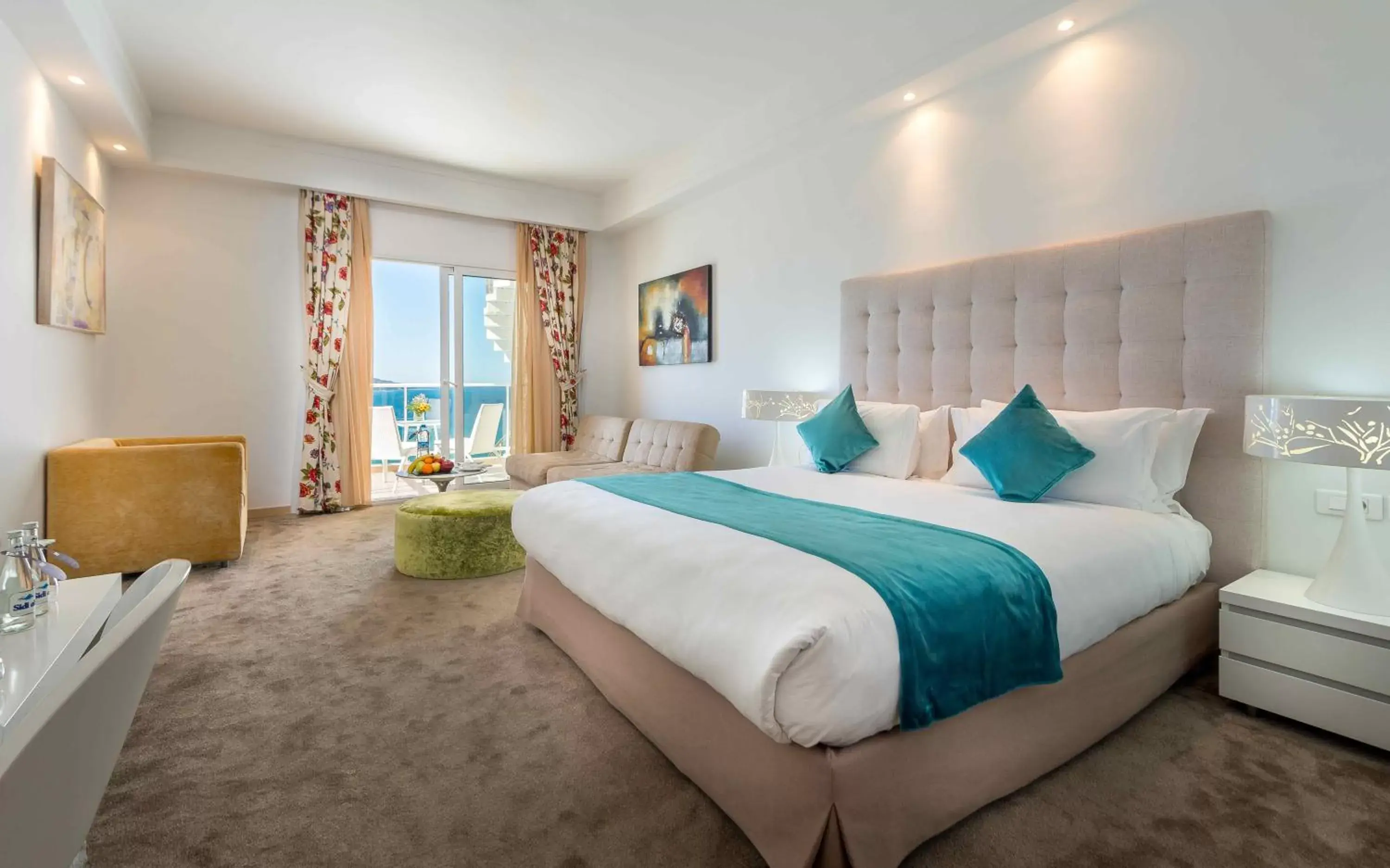 Bed in Hotel Farah Tanger