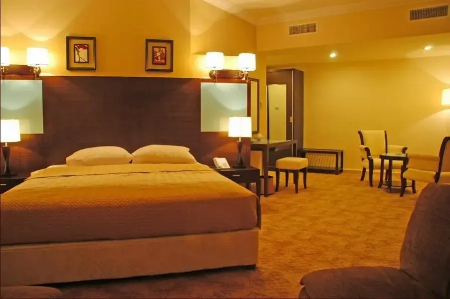 Photo of the whole room, Bed in Galaxy Hotel Amman