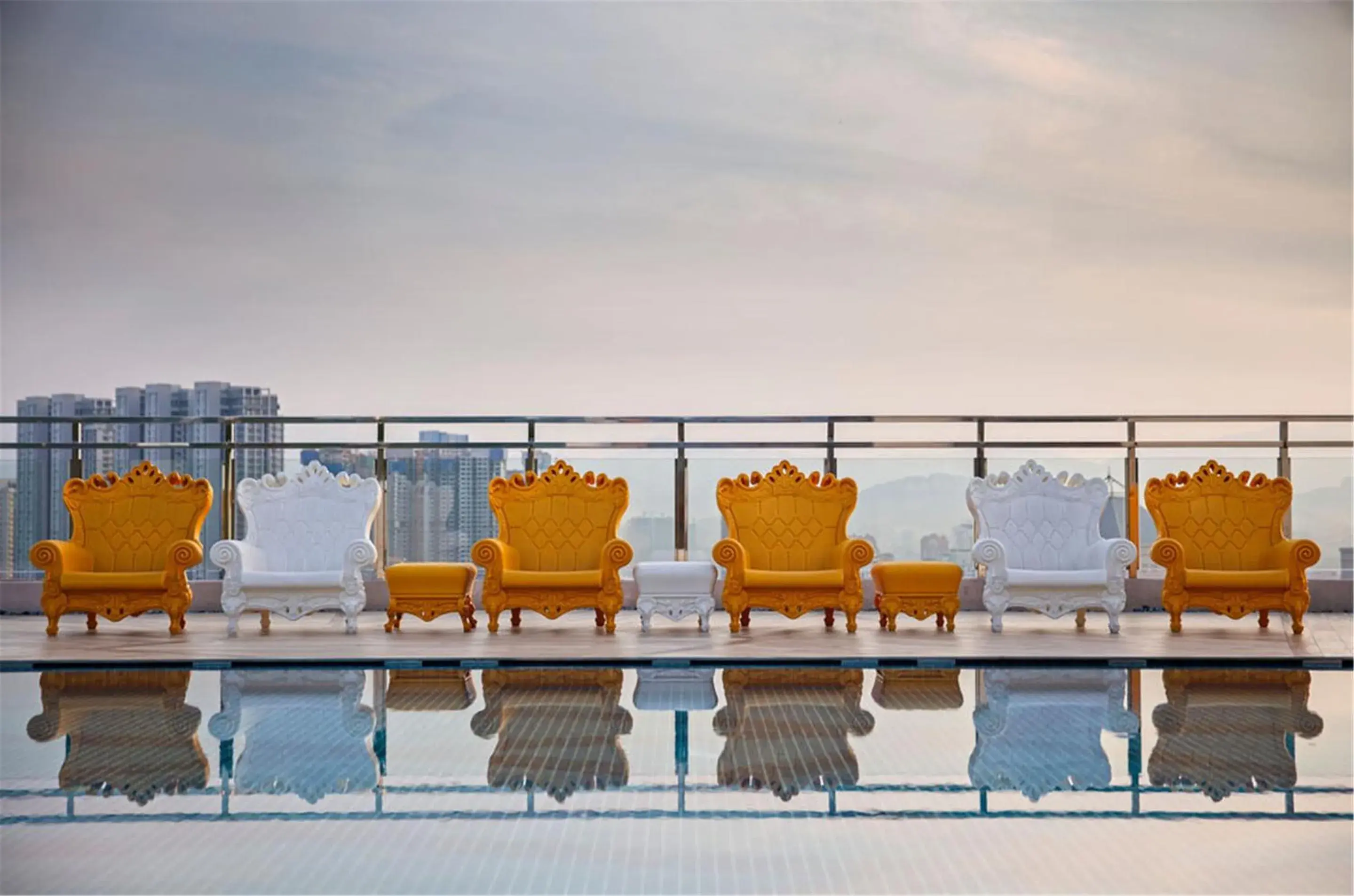 Balcony/Terrace, Swimming Pool in Dorsett Hartamas Kuala Lumpur