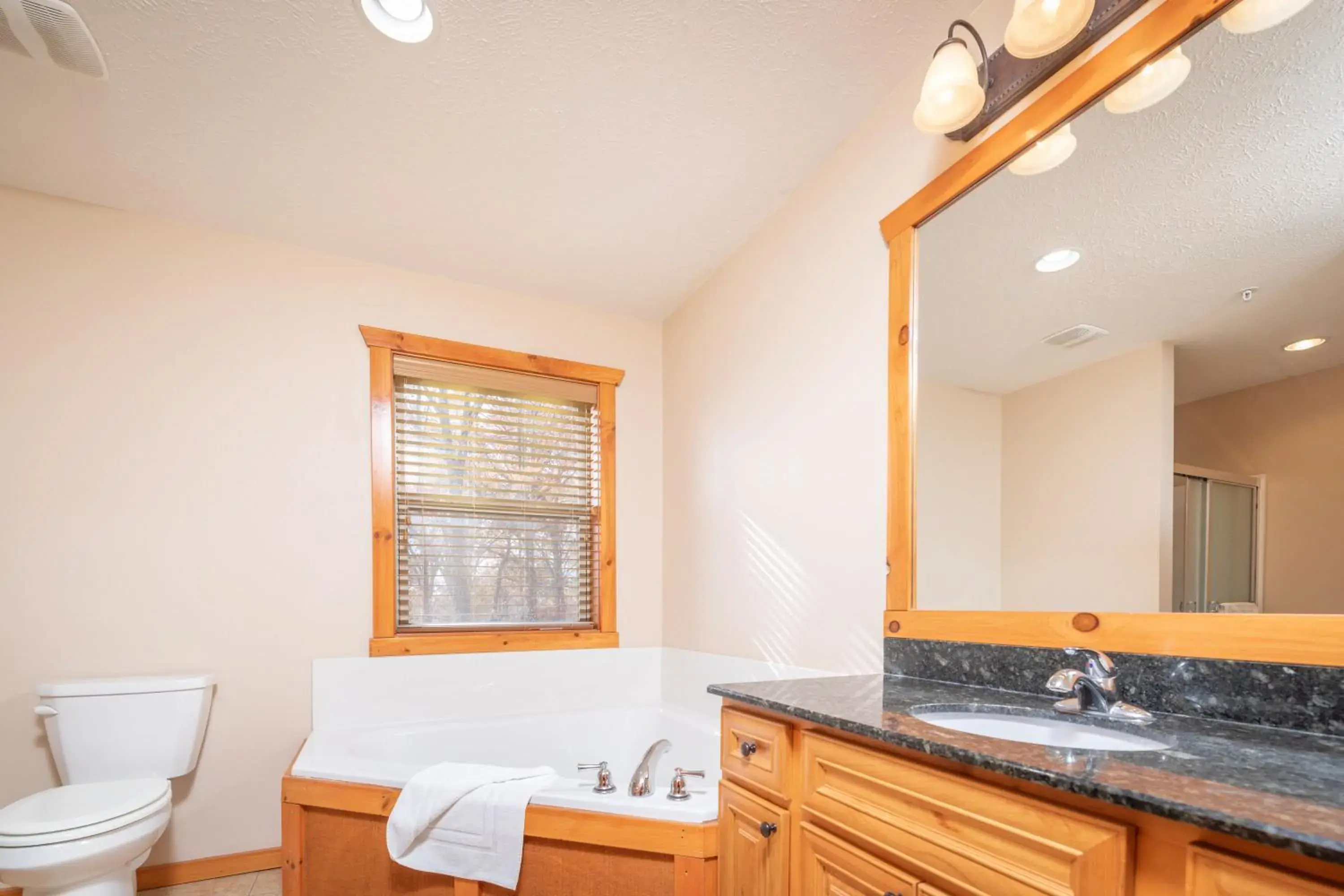 Bathroom in The Lodges at Table Rock by Capital Vacations