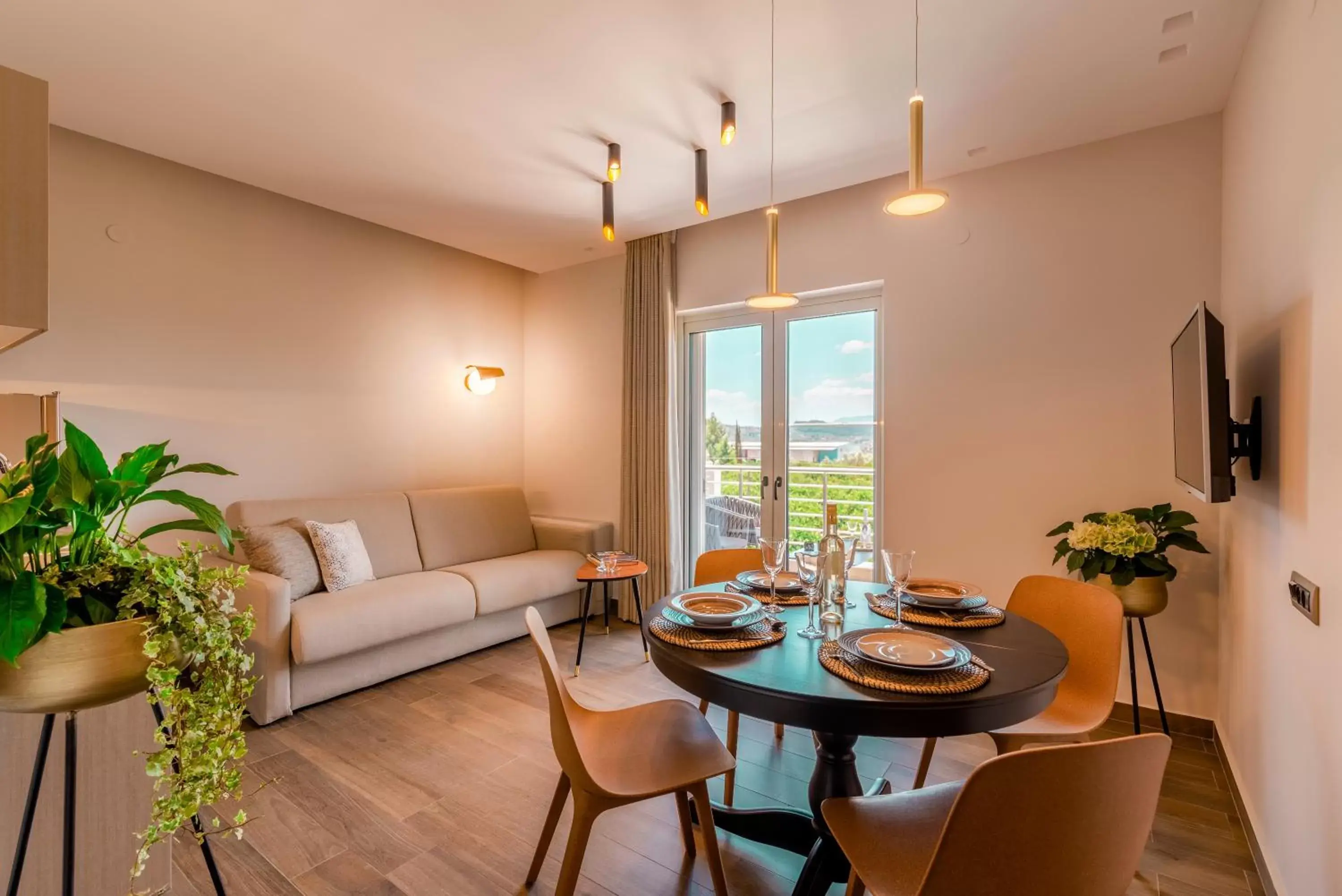 Dining Area in Frunze Luxury Apartments