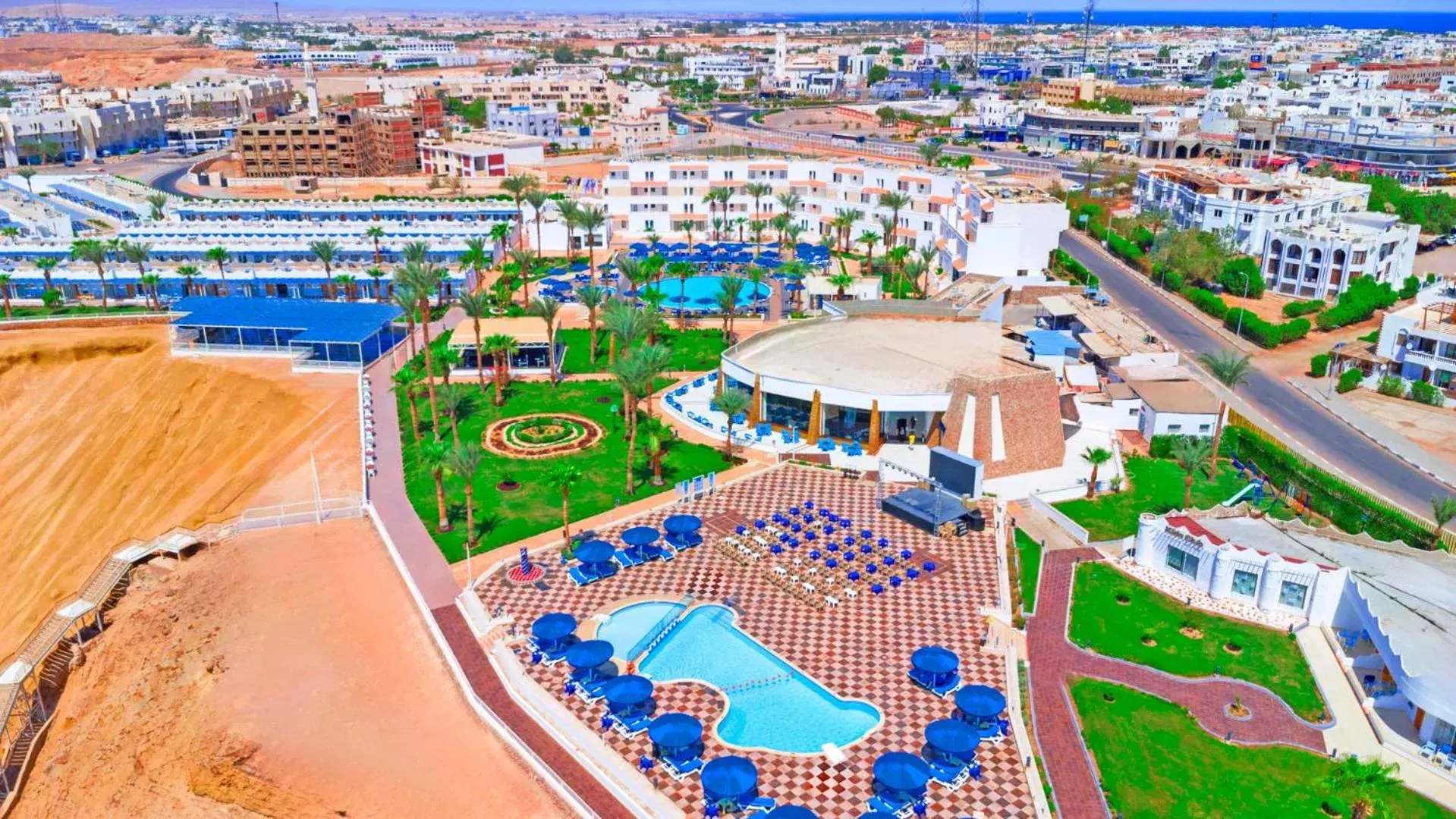 Bird's eye view, Bird's-eye View in Albatros Sharm Resort - By Pickalbatros