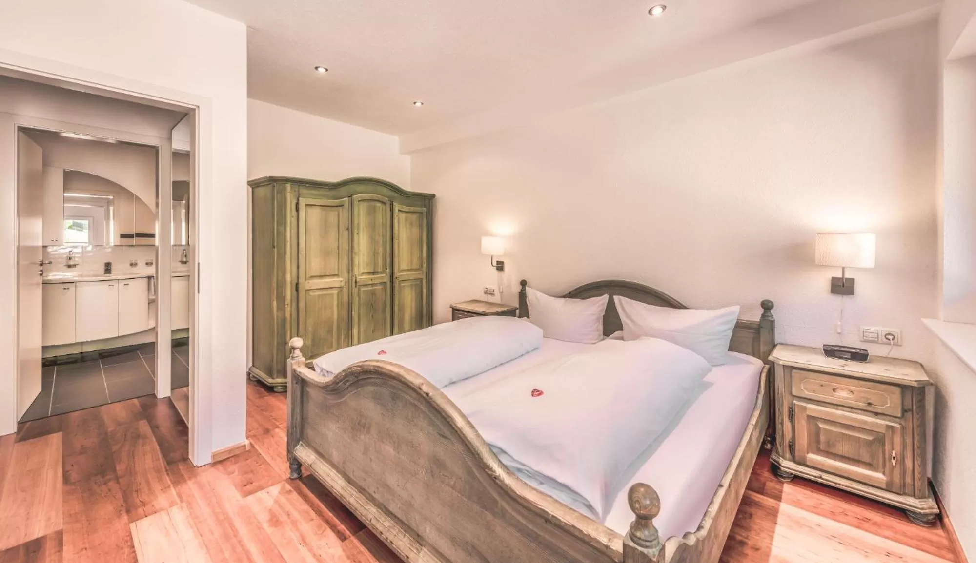 Bed in Wohlfühlhotel Landmann