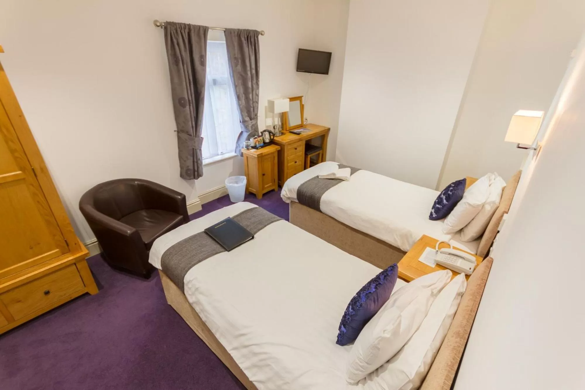 Twin Room with Bath in Gwesty Seren Hotel