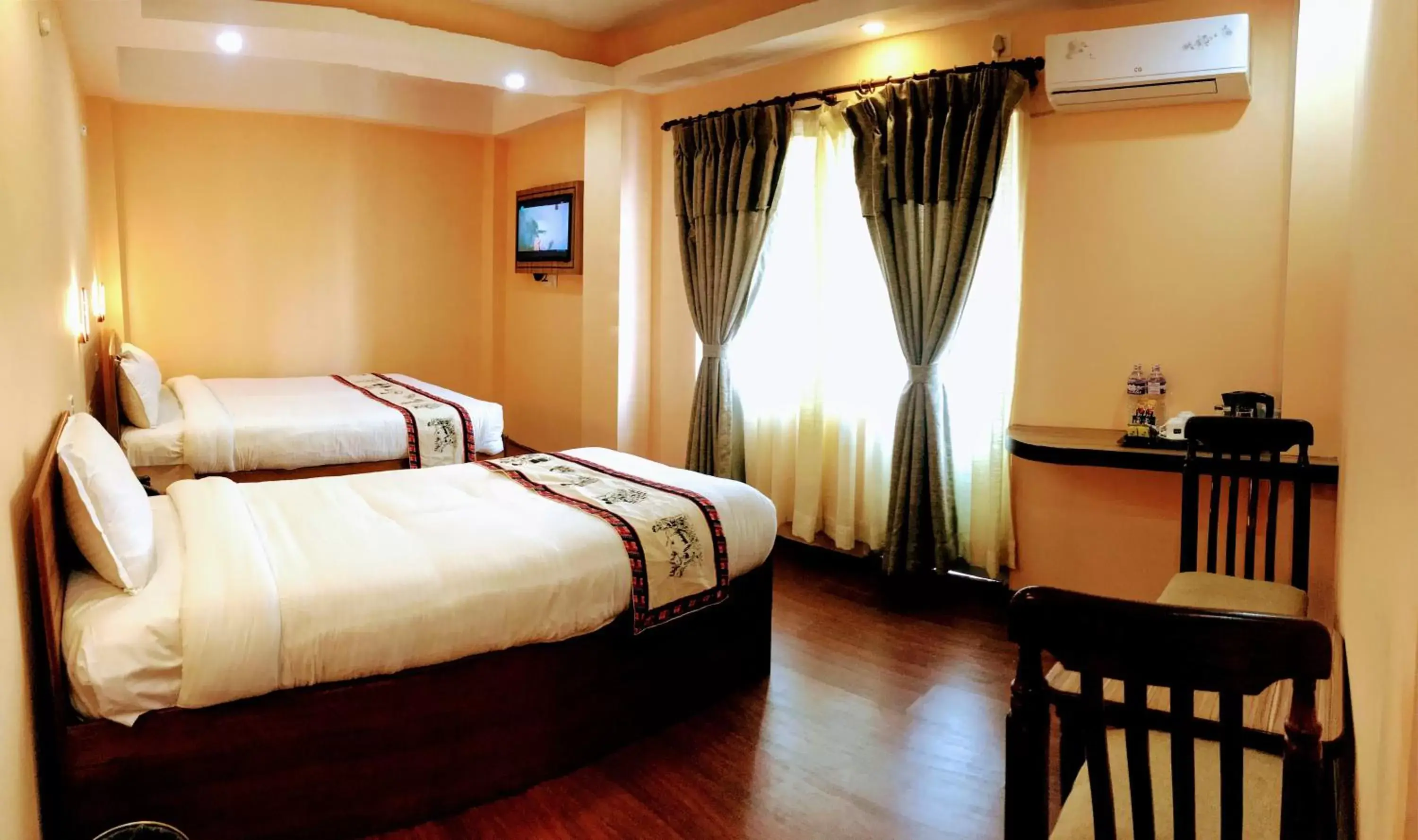 Photo of the whole room, Bed in Kathmandu Garden Home