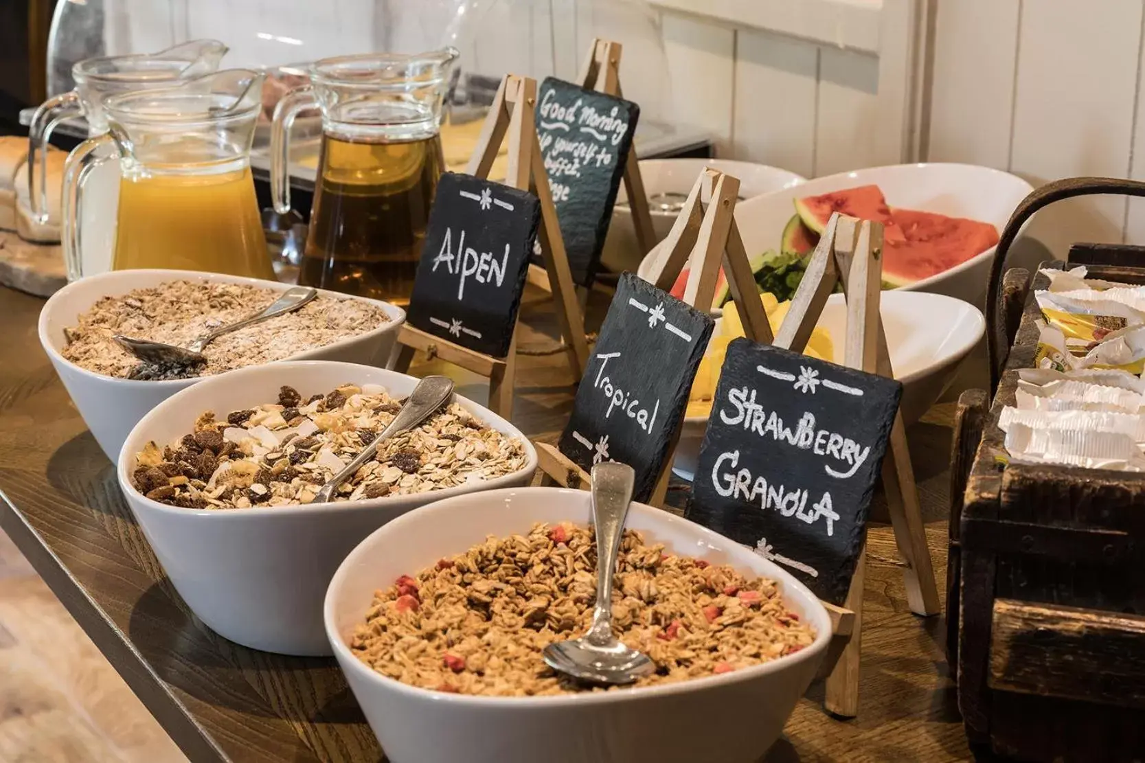 Dining area in The Crown Inn Dining area in The Crown Inn