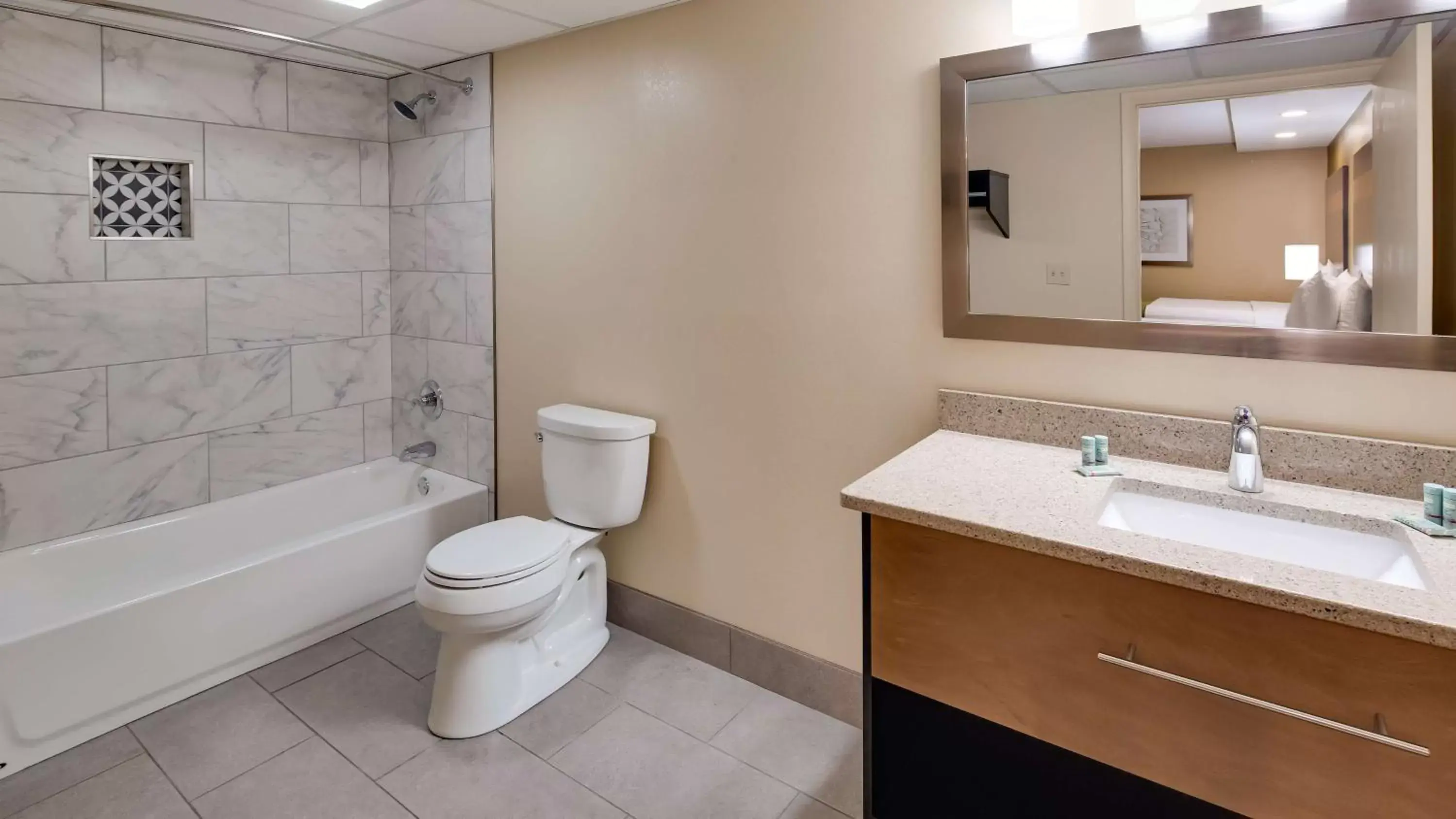 Bathroom in Best Western Plaza Inn