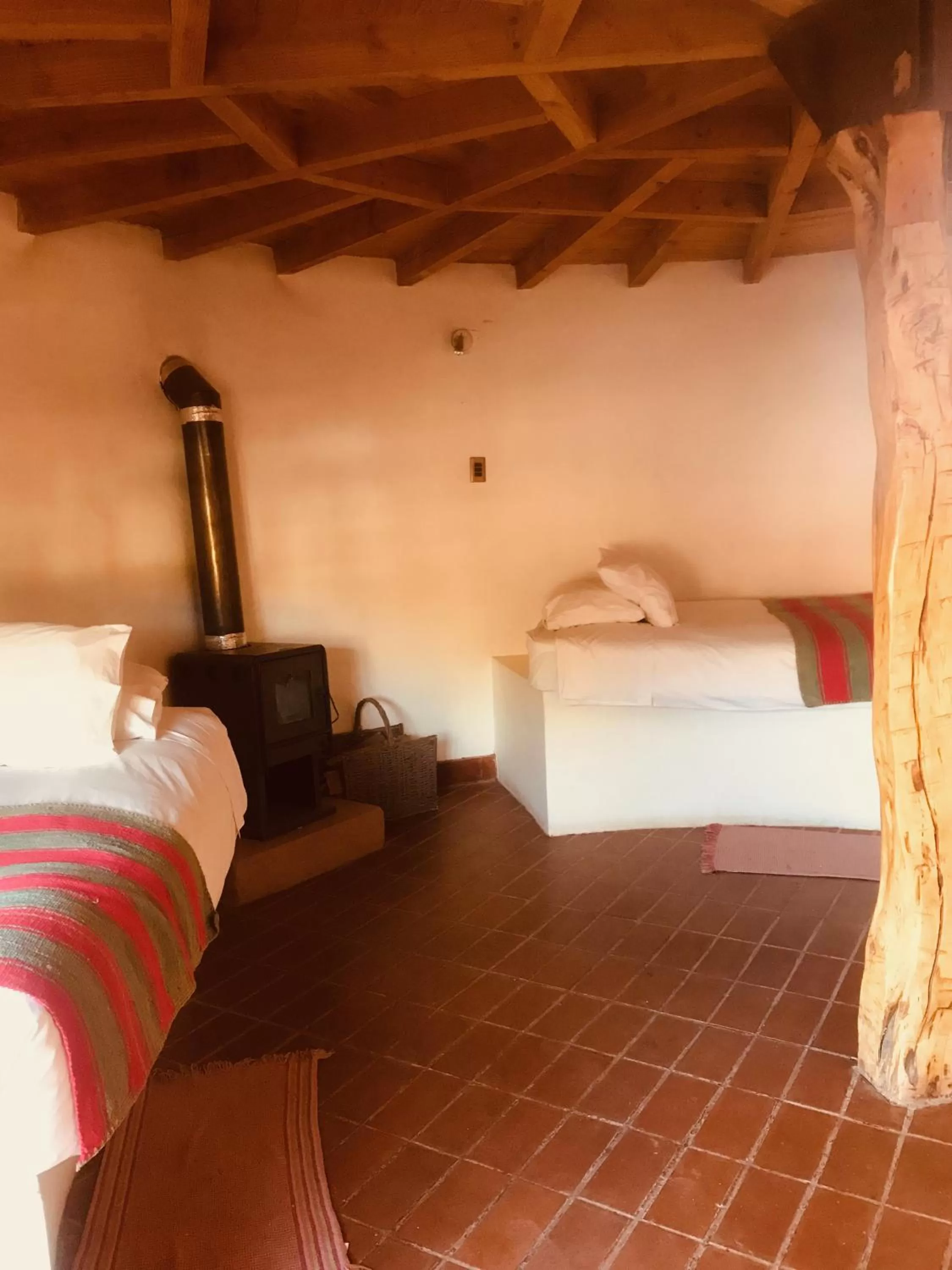 Decorative detail, Bed in Hotel La Aldea