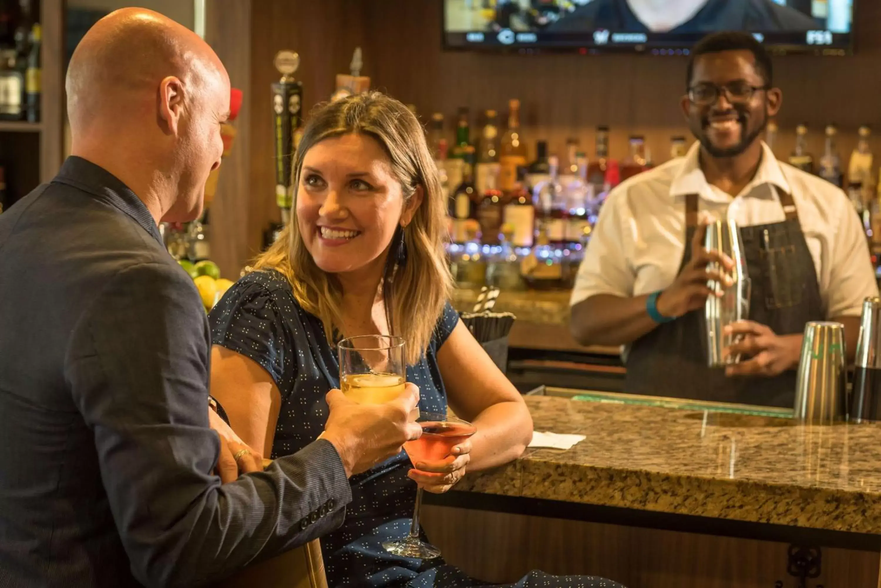 Lounge or bar in Hilton Baton Rouge Capitol Center