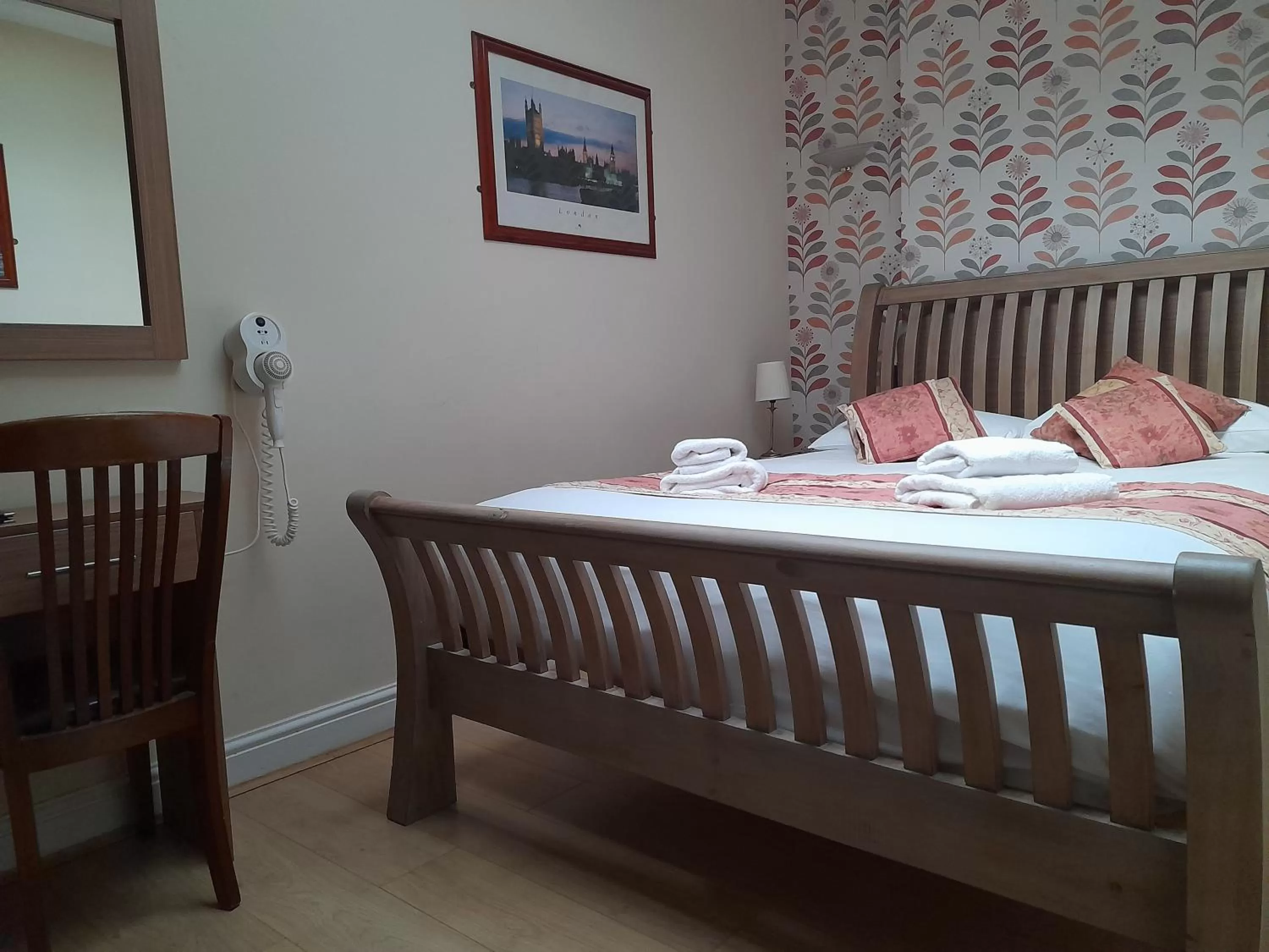 Bed in Shakespeare Hotel