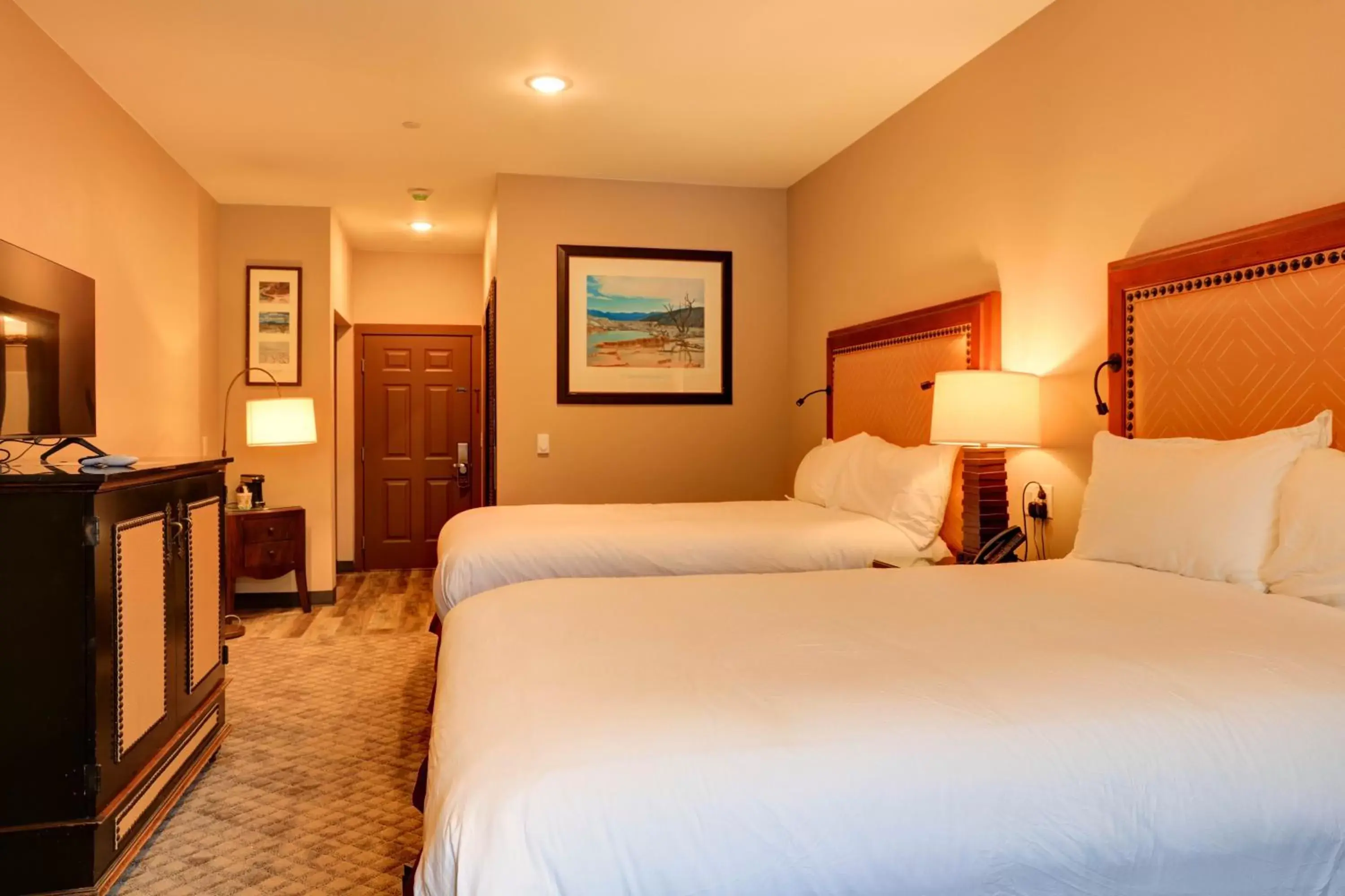 Bedroom, Bed in Wagon Wheel Hotel Bedroom, Bed in Wagon Wheel Hotel