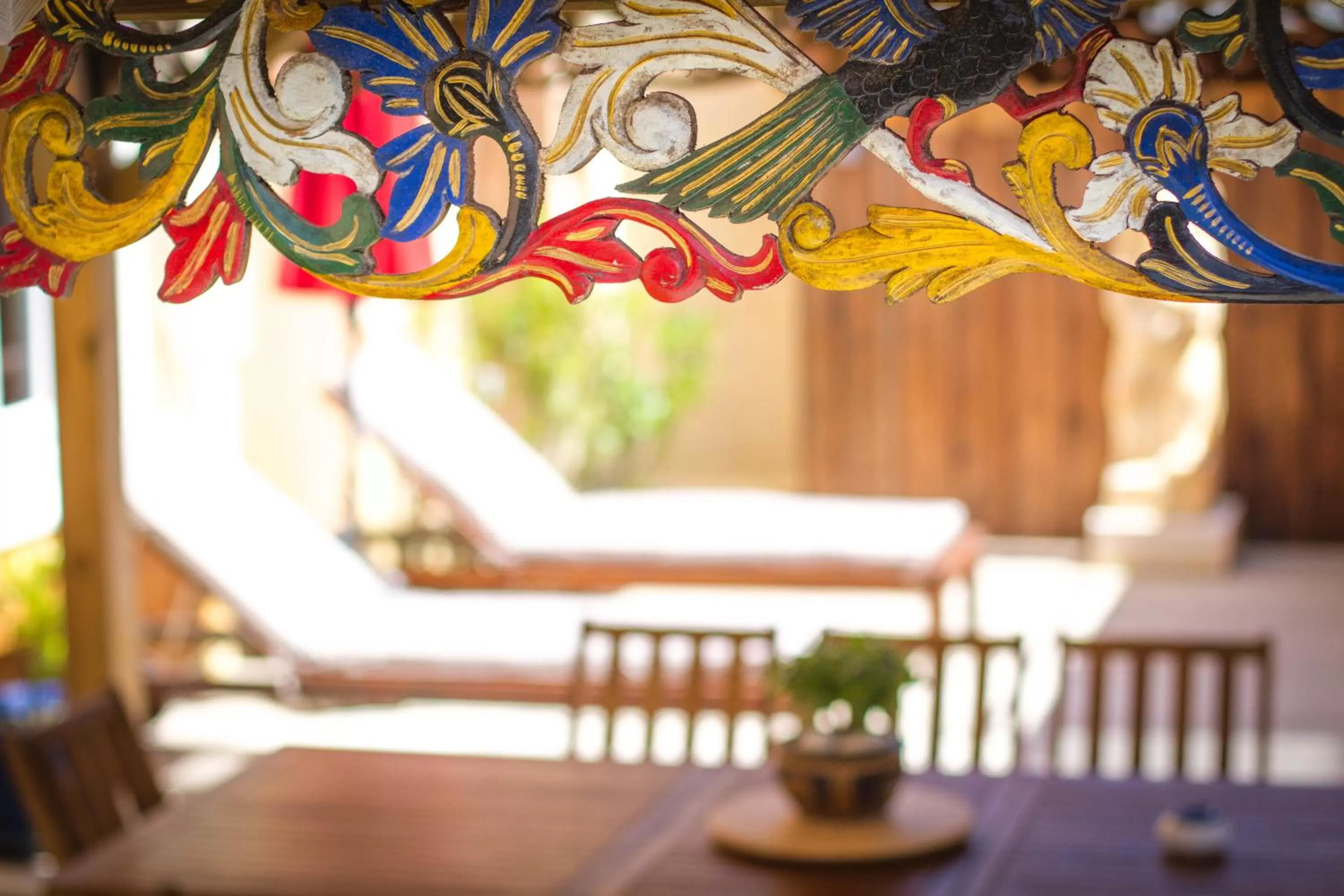 Patio in VILLA ZENITH Hostel - LA MAISON