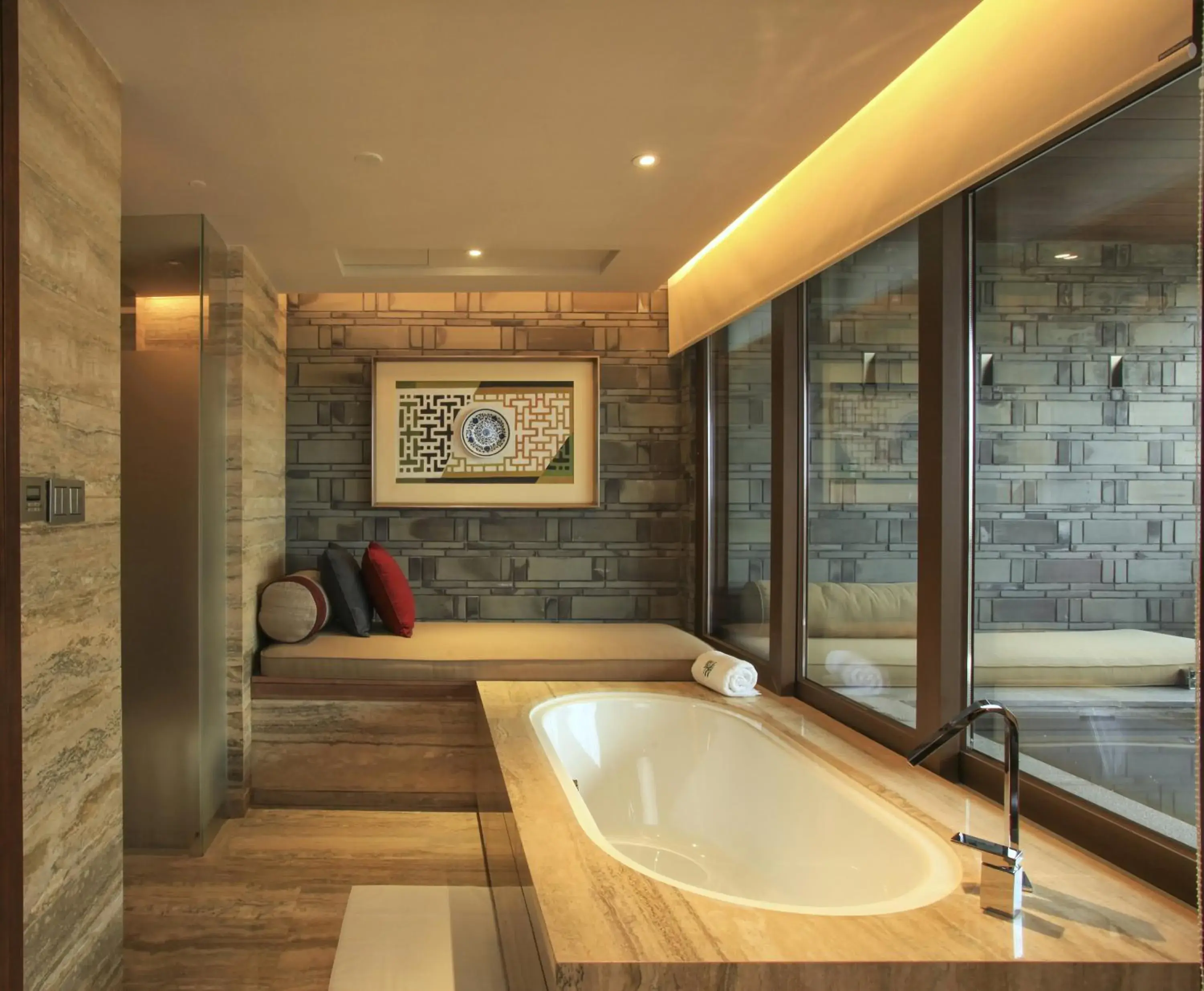 Bathroom in Banyan Tree Chongqing Beibei