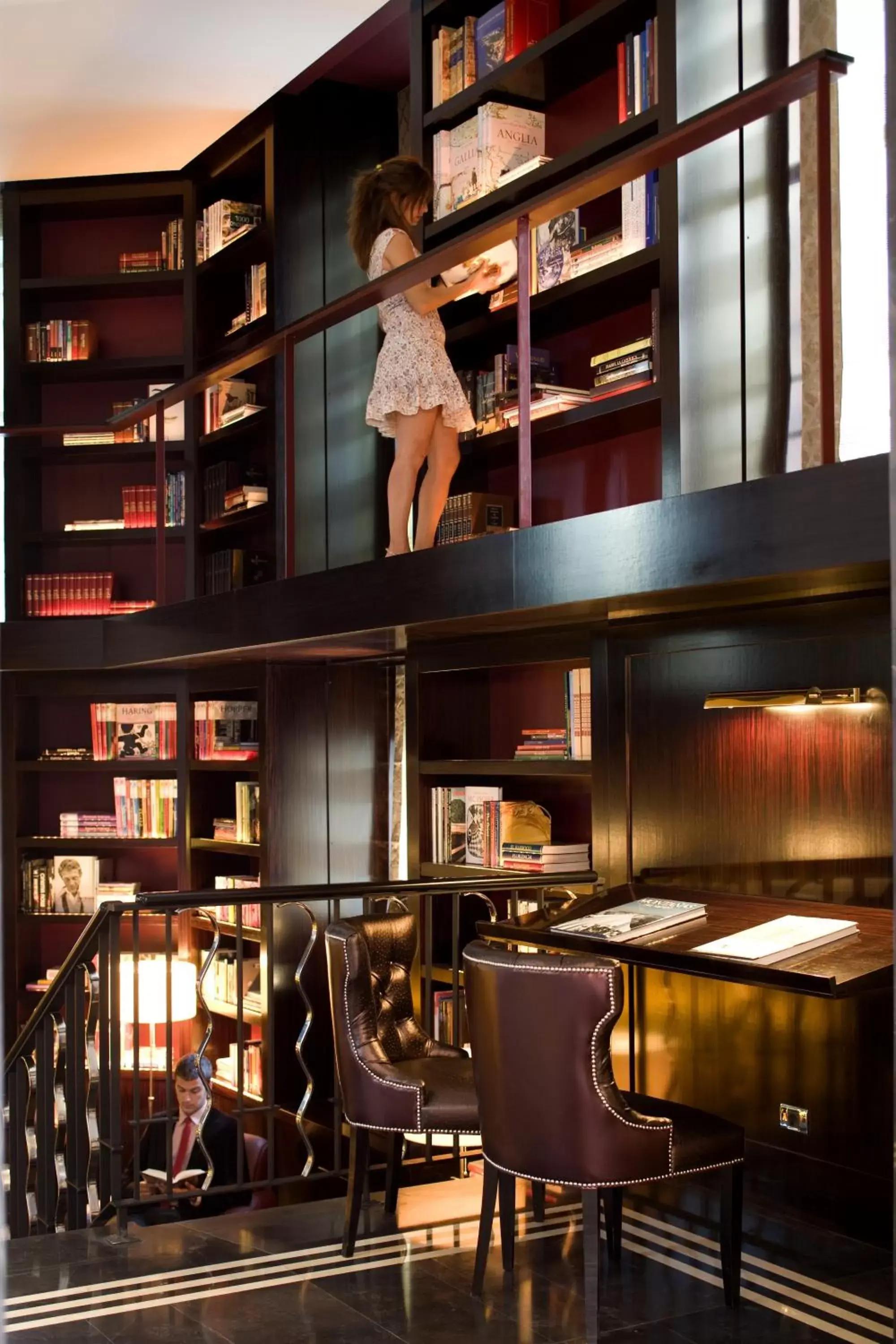 Library in Hotel Boutique Gareus
