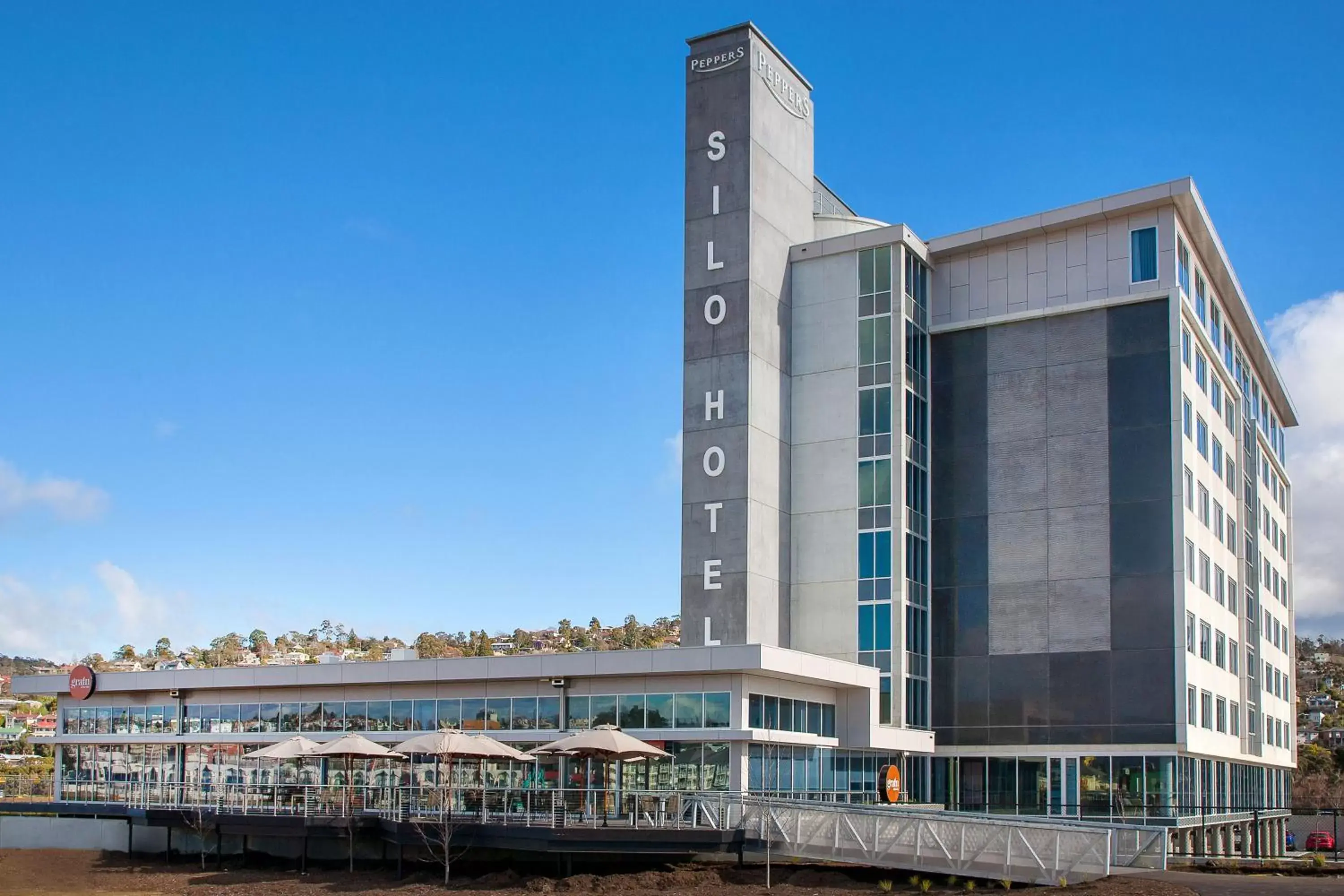 Facade/entrance, Property Building in Peppers Silo