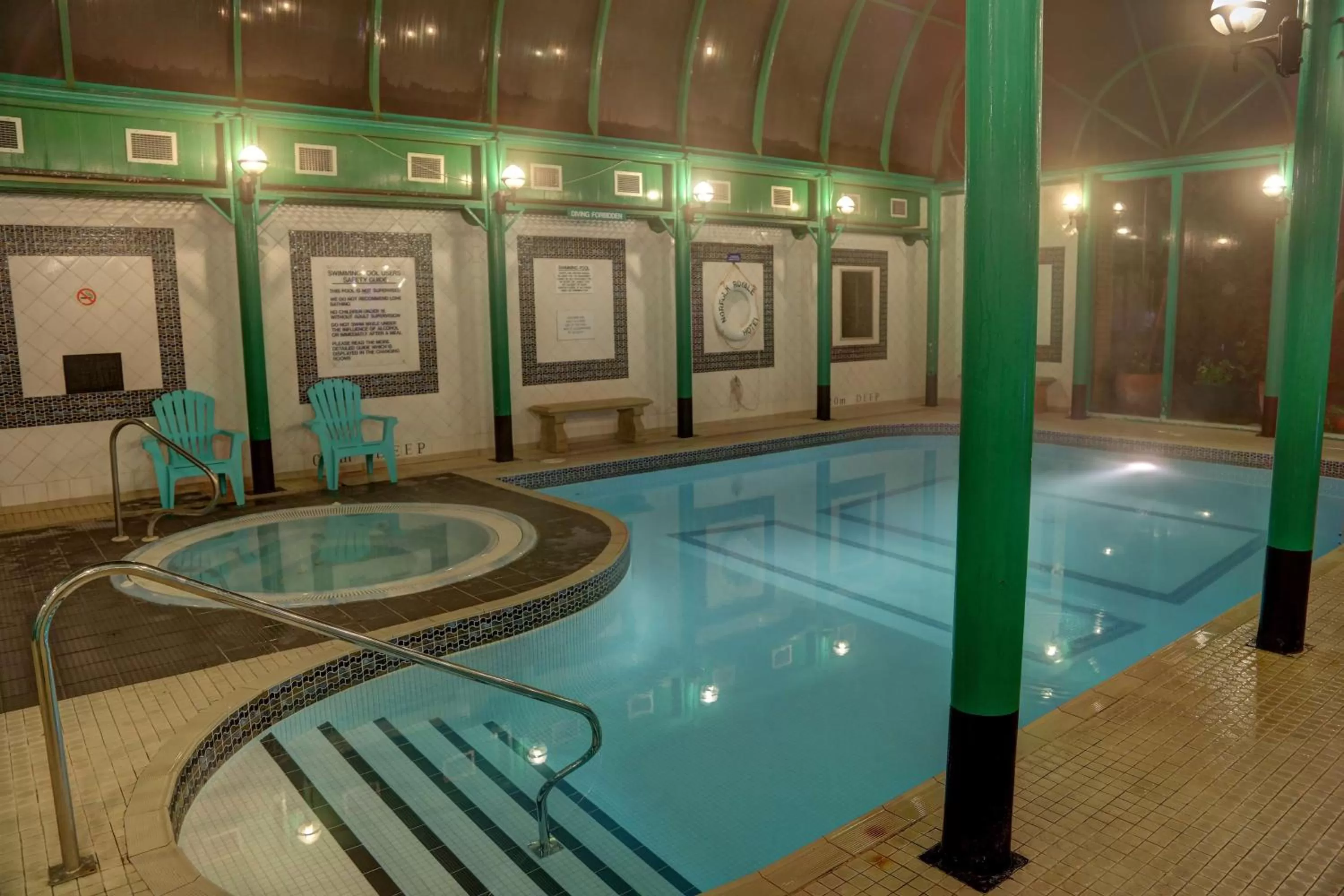 On site in Norfolk Royale Hotel