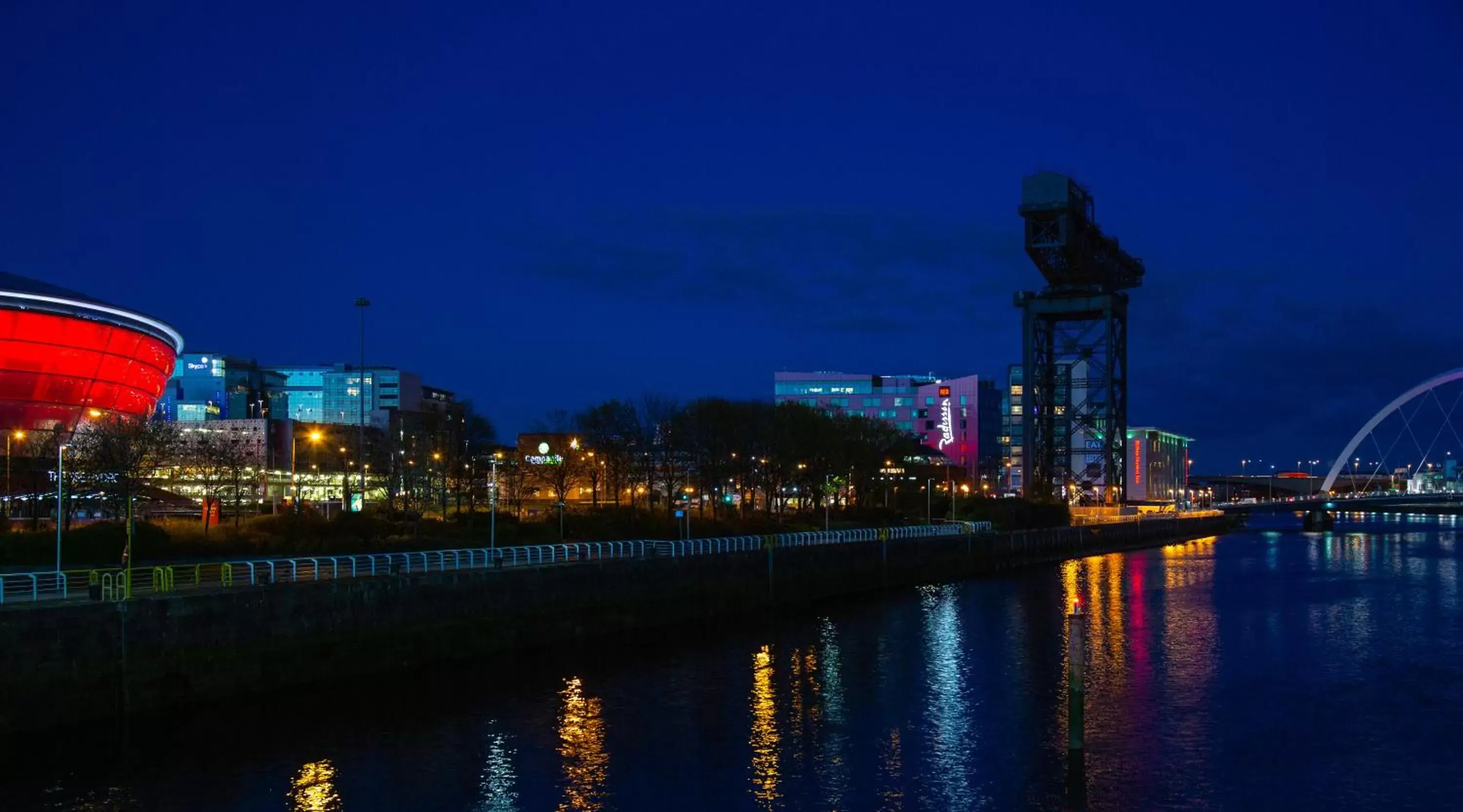 River view in Radisson RED Hotel, Glasgow