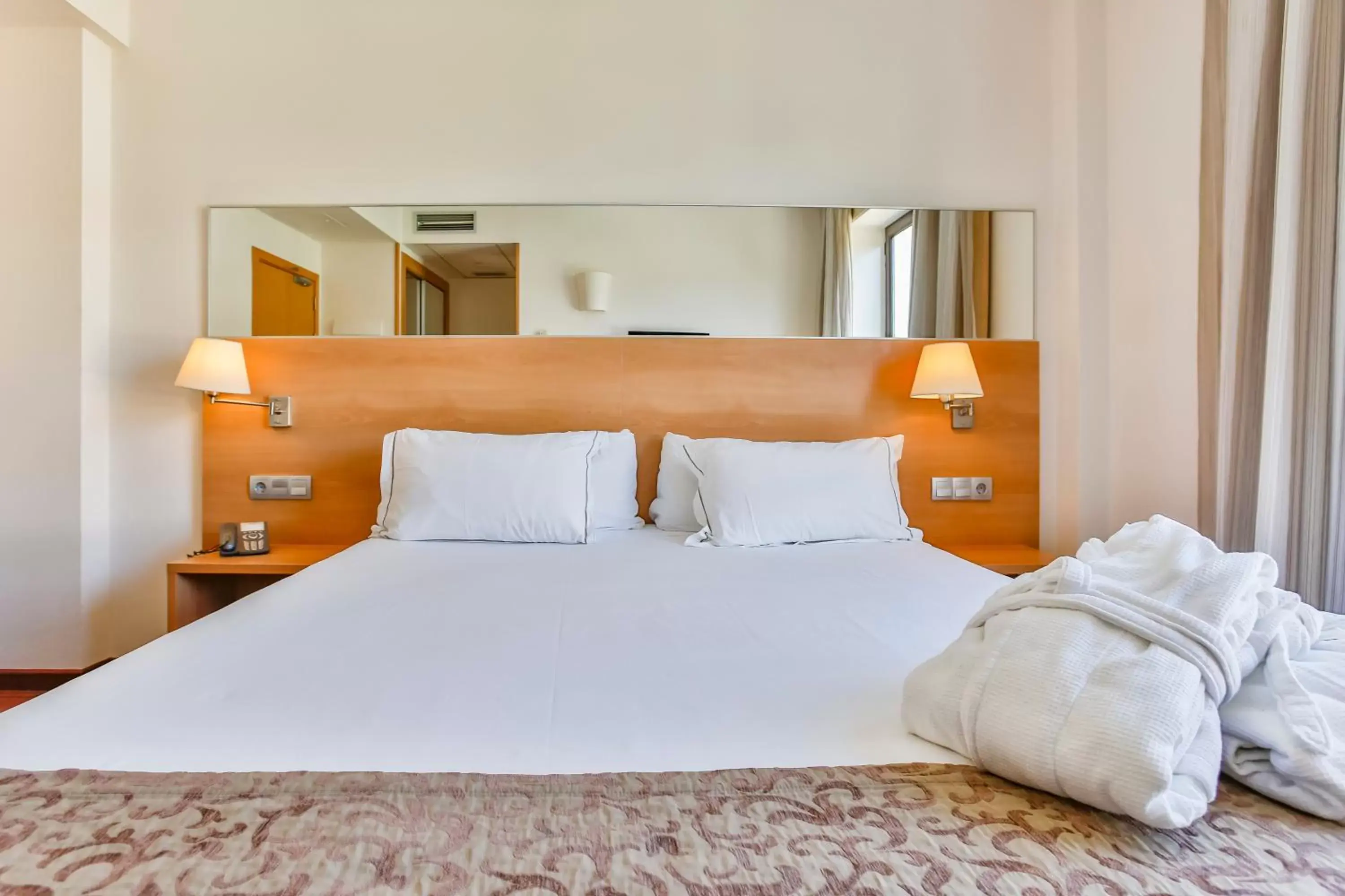 Bed in Hotel Desitges