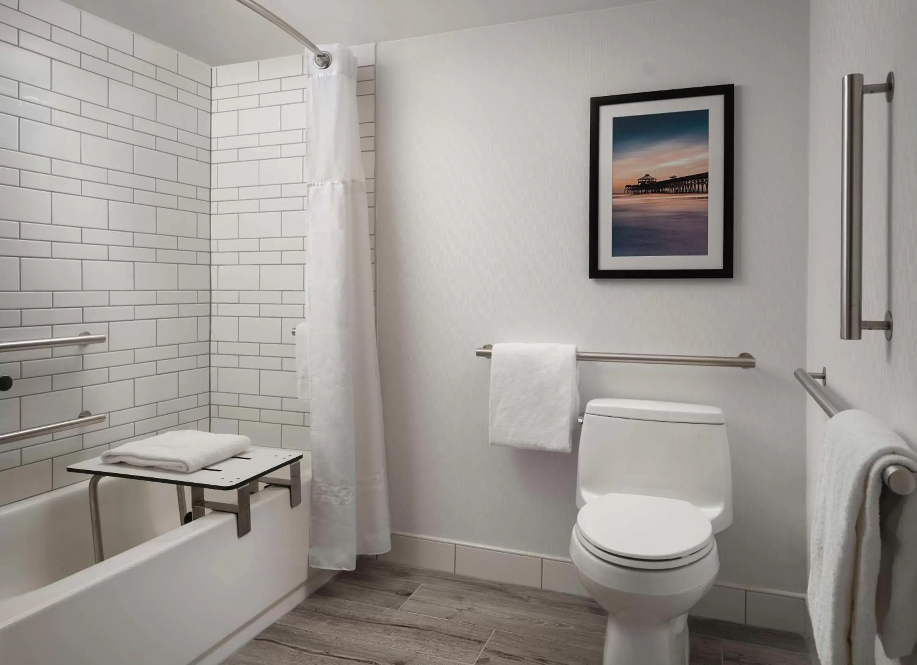 Shower, Bathroom in Hilton Myrtle Beach Resort