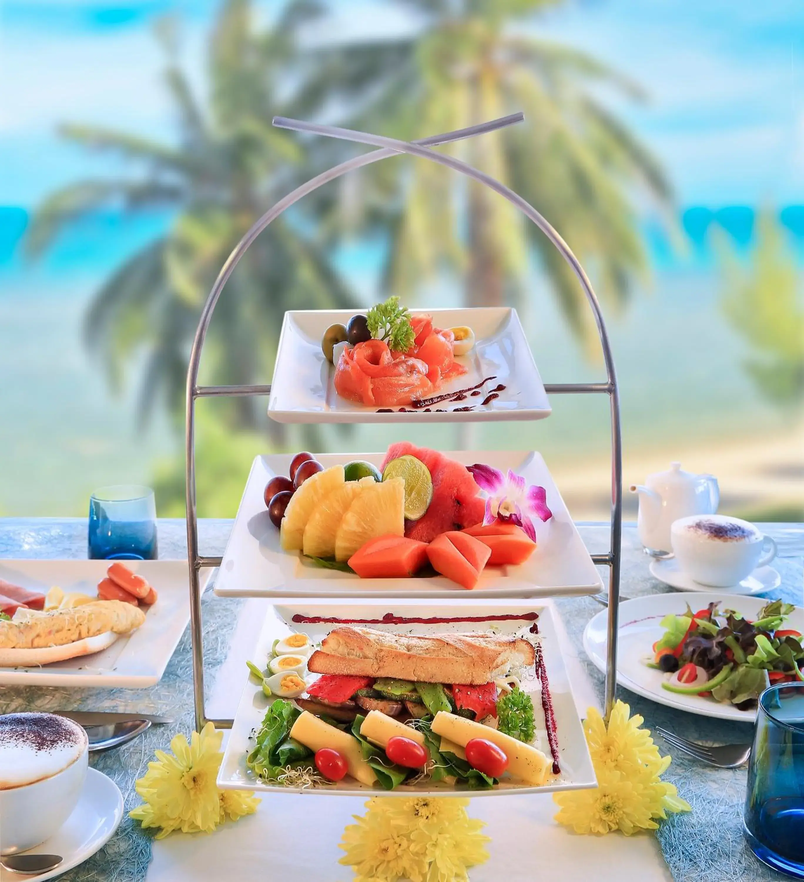 Breakfast, Food in Royal Beach Boutique Resort & Spa Koh Samui - SHA Extra Plus