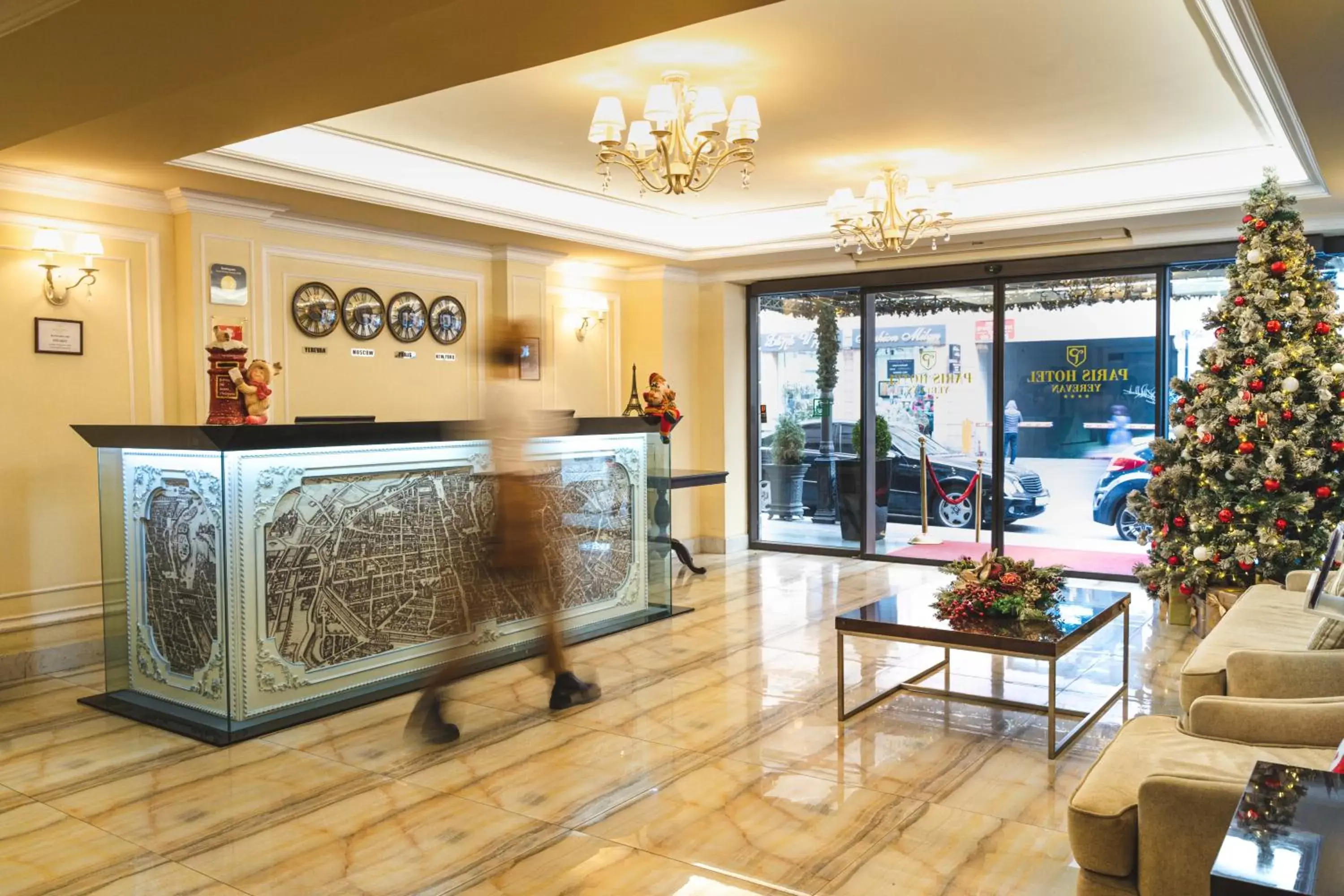 Property building, Lobby/Reception in Paris Hotel Yerevan