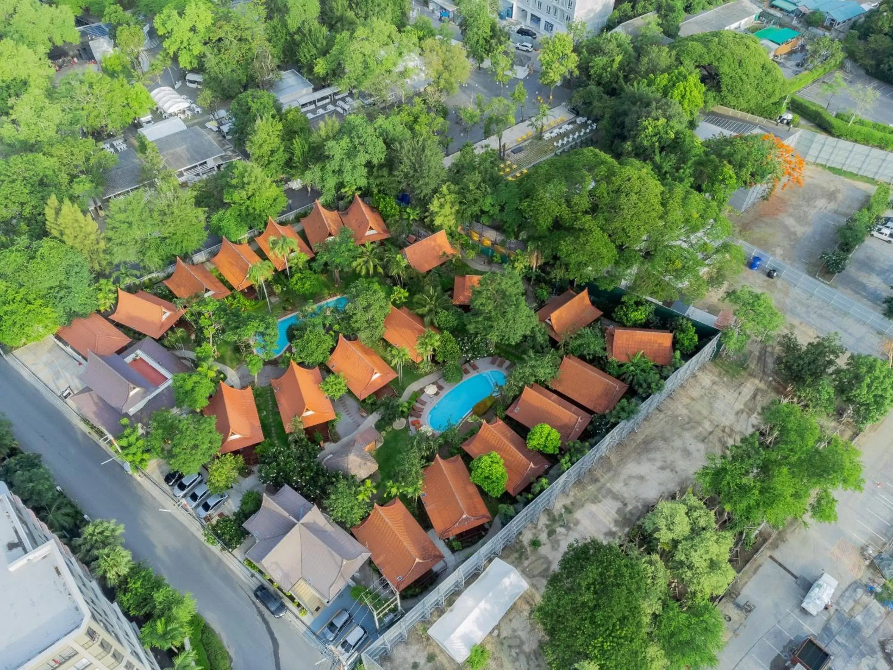 Bird's eye view, Bird's-eye View in Baan Duangkaew Resort