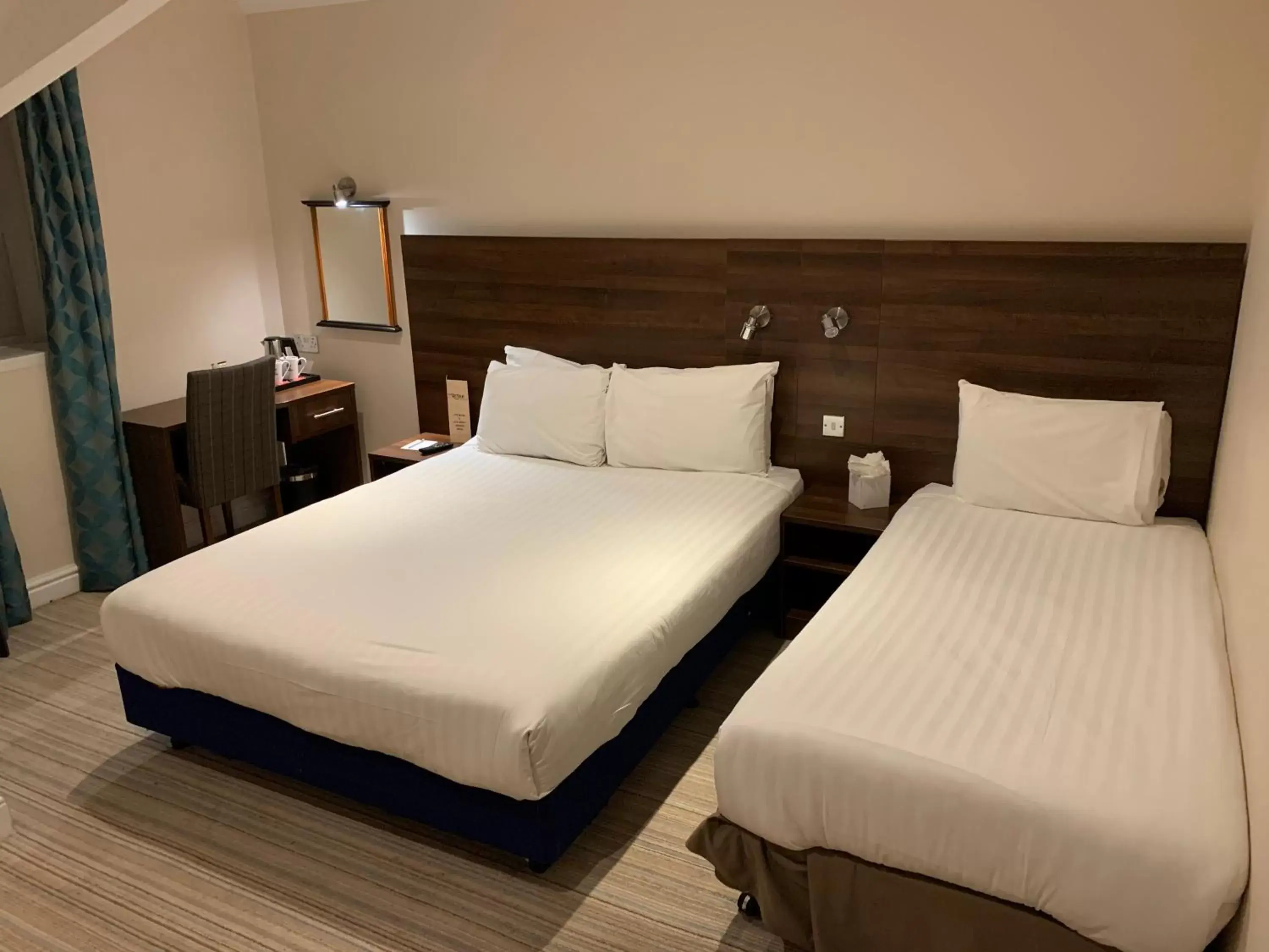 Standard Family Room with One Double and One Single Bed in Best Western Carlton Hotel