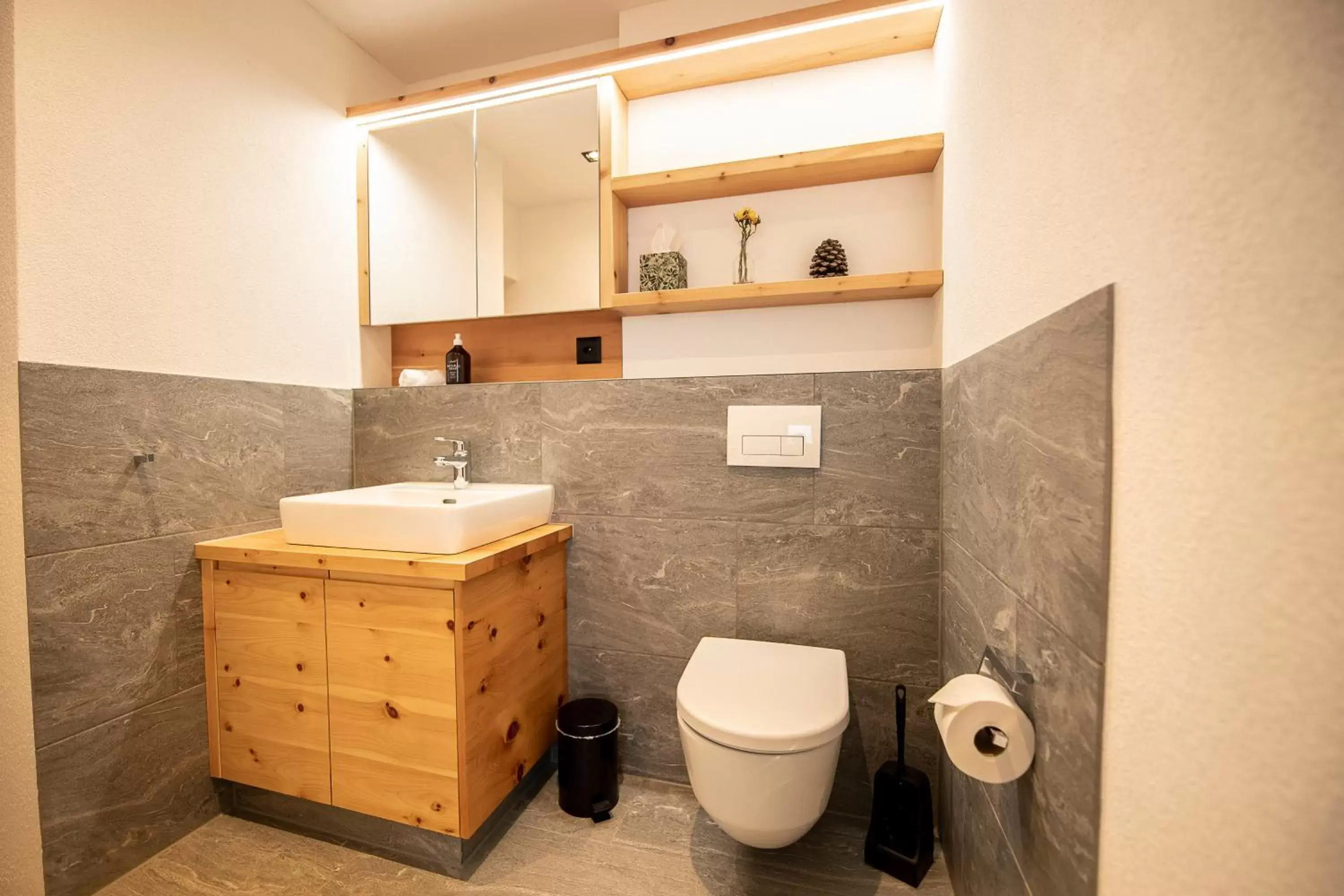 Bathroom in Flem Mountain Lodge