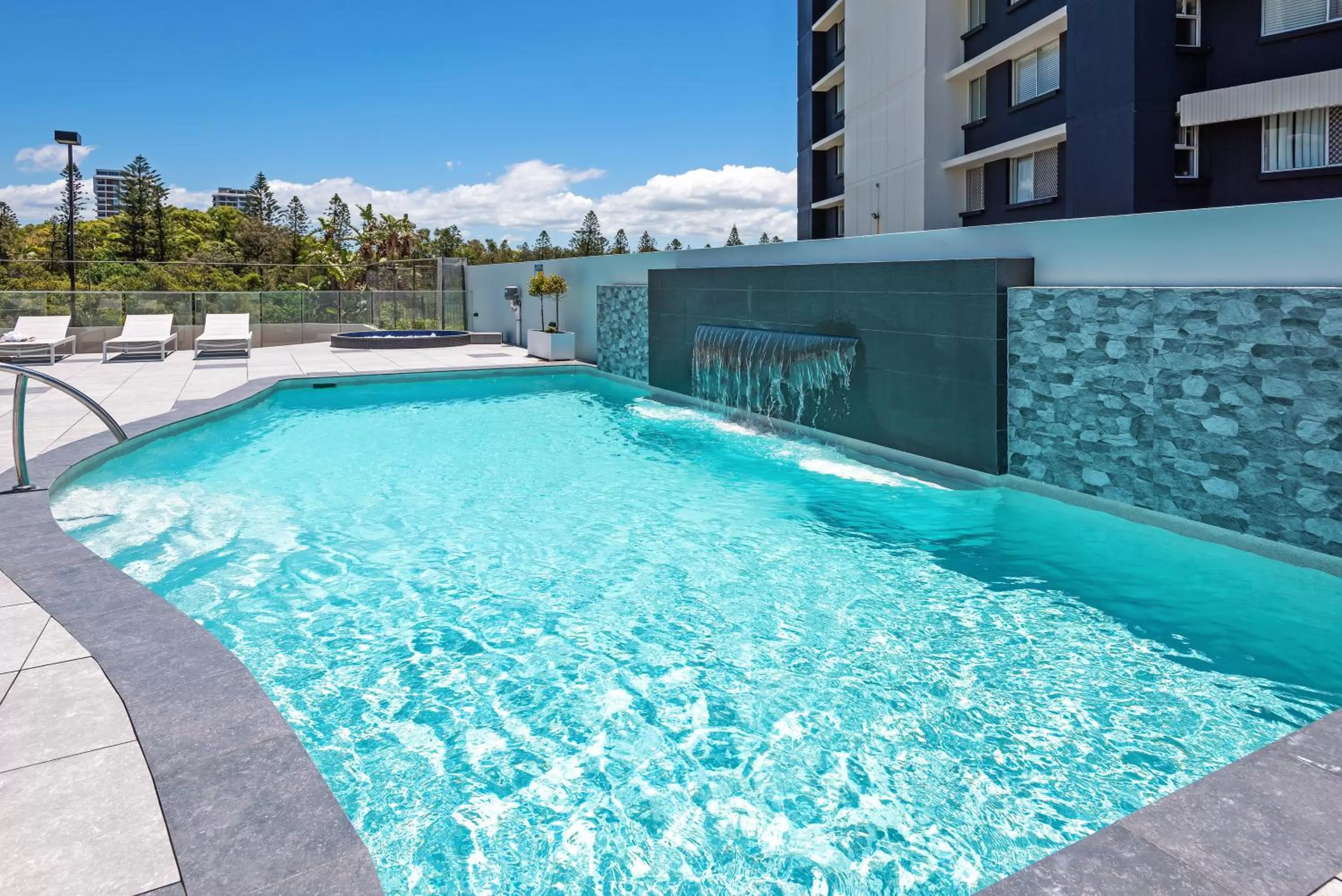 Swimming pool in The Waterford on Main Beach