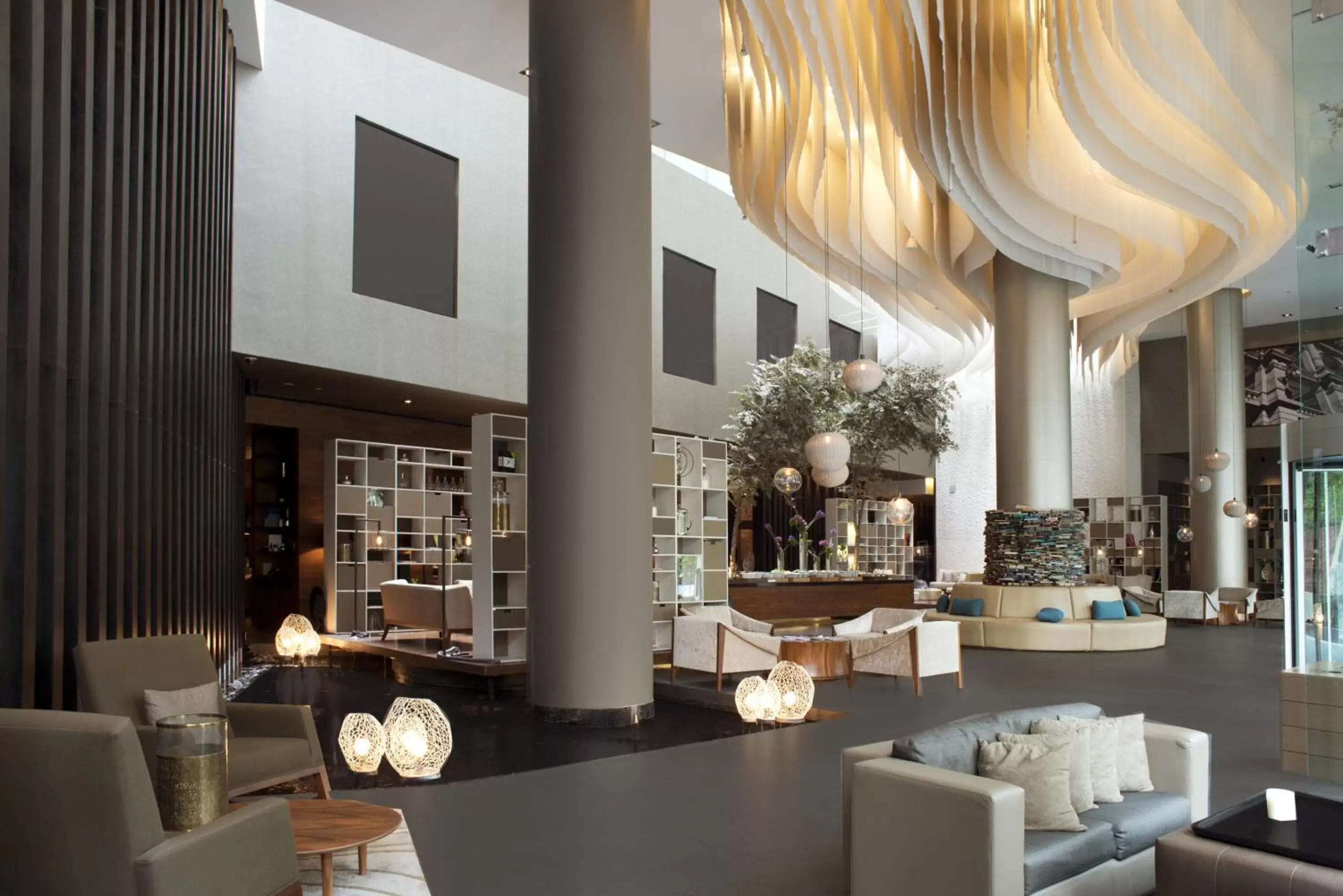 Lobby or reception, Restaurant/Places to Eat in Live Aqua Urban Resort Mexico
