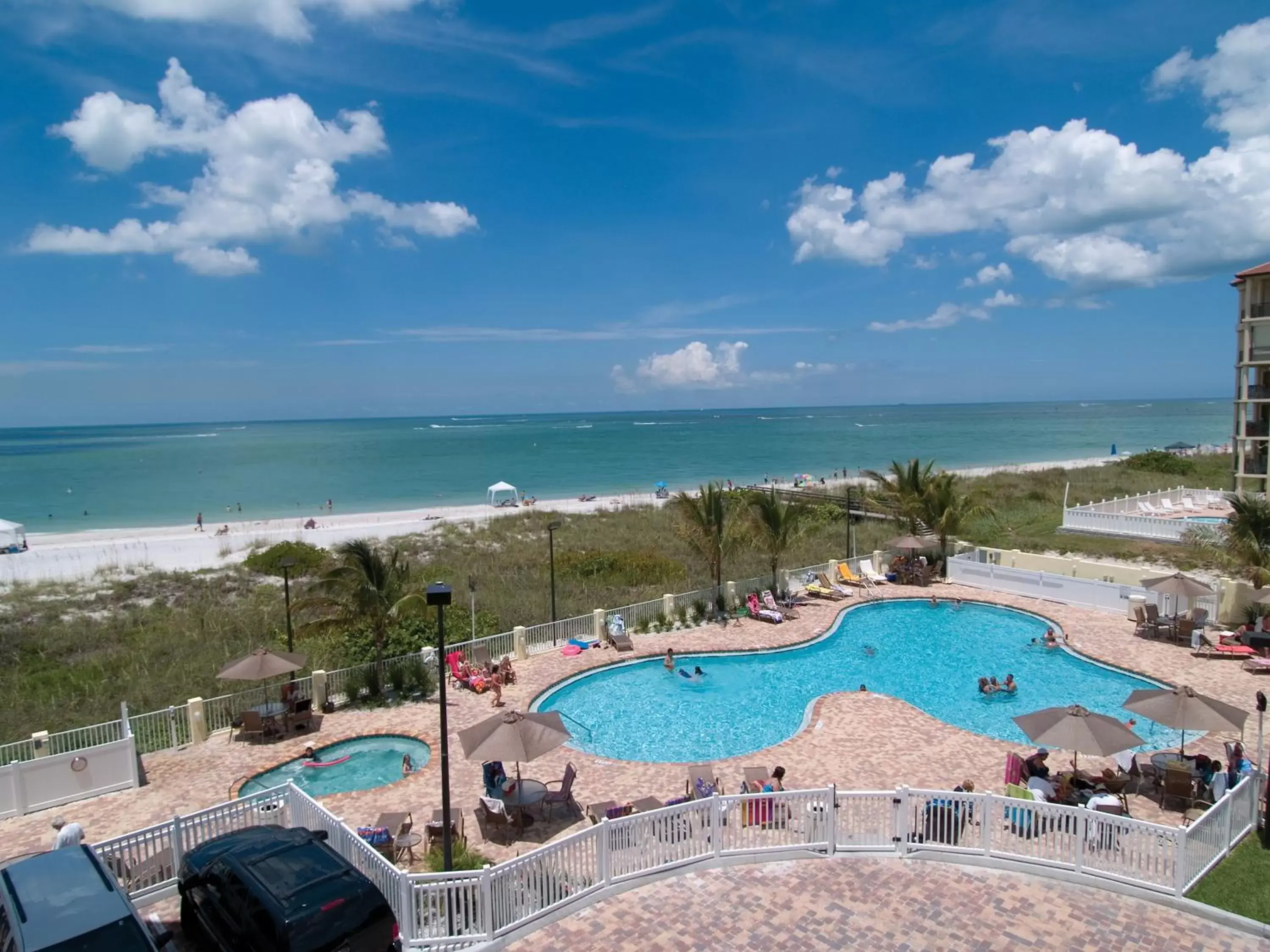 Beach, Pool View in Sunset Vistas Two Bedroom Beachfront Suites