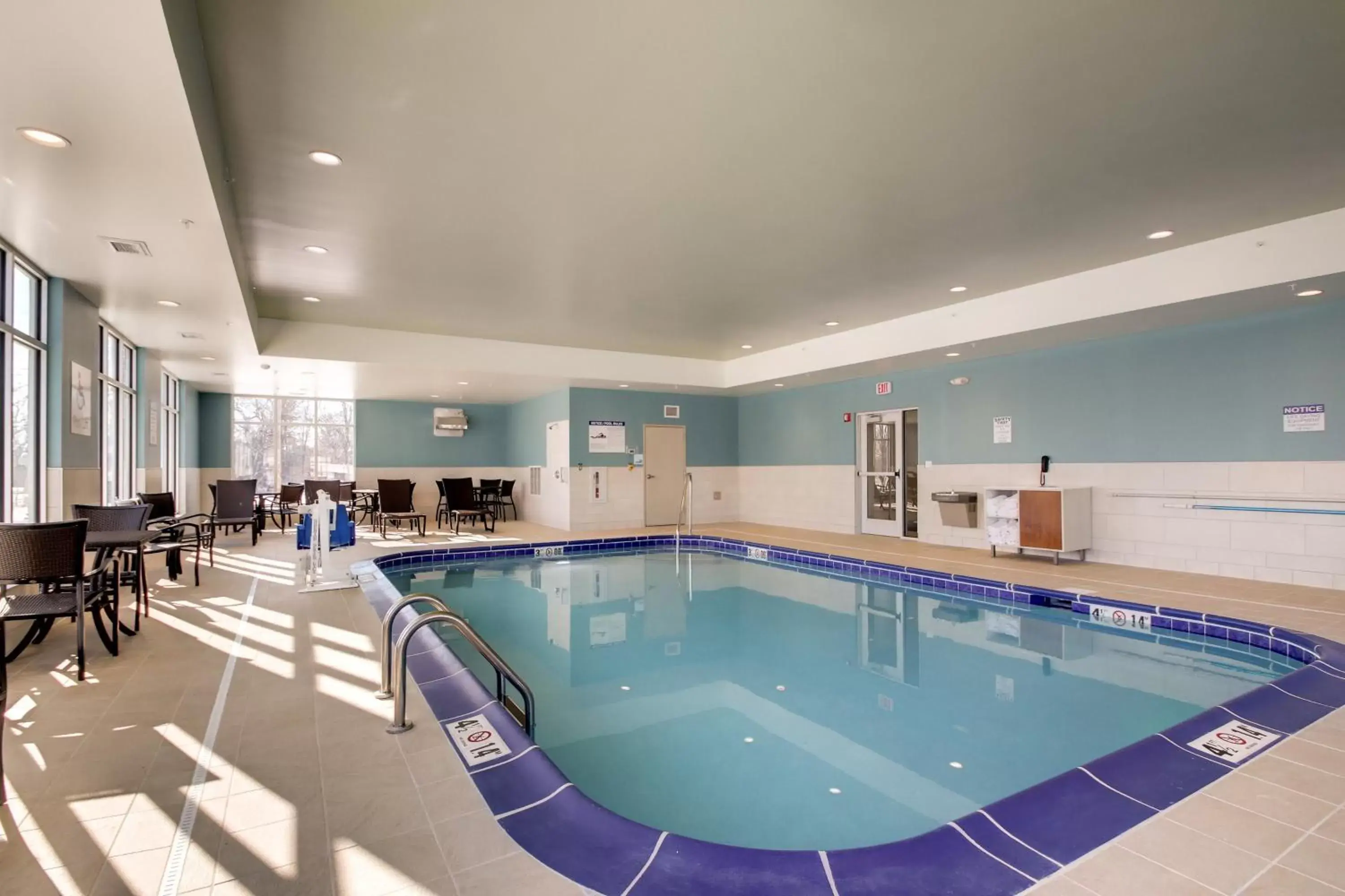 Swimming Pool in Holiday Inn Express & Suites Galesburg, an IHG Hotel