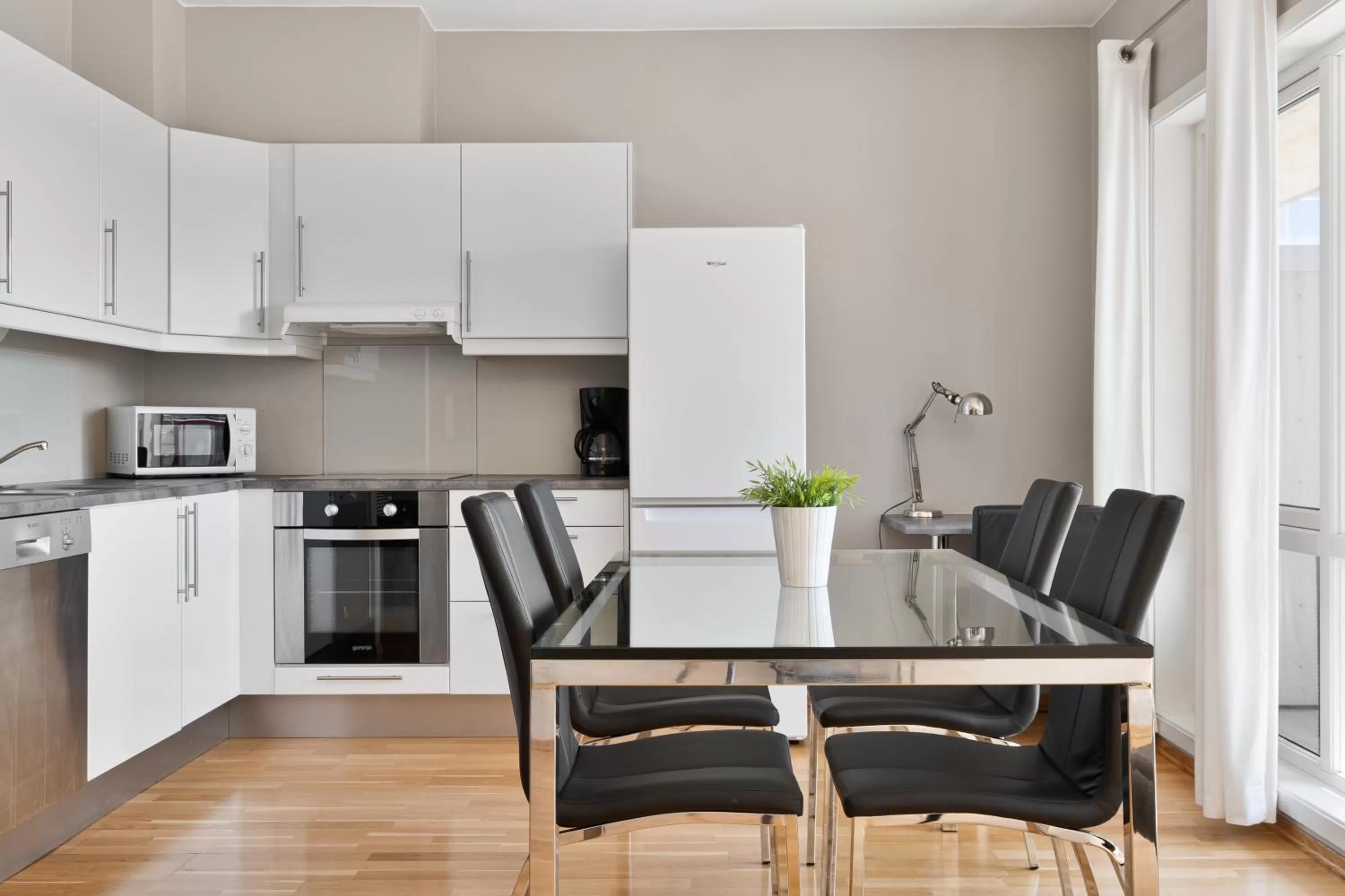 Coffee/tea facilities, Dining Area in City Housing - Forus Leilighetshotell