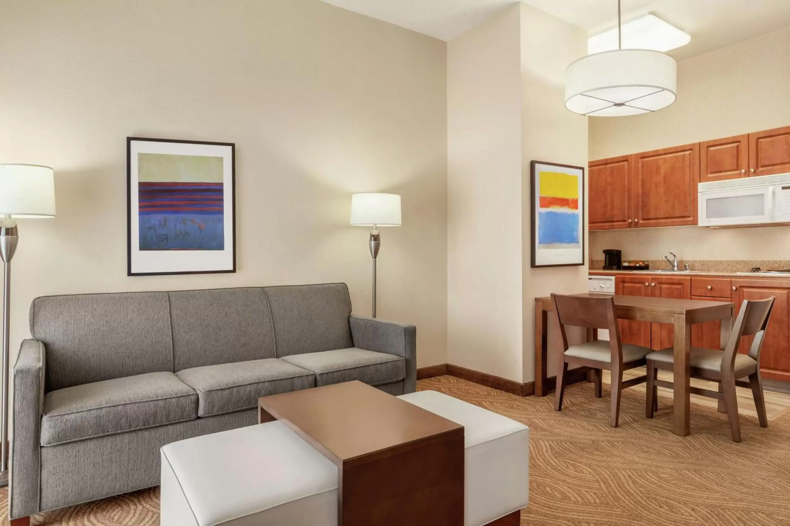 Living room, Seating Area in Homewood Suites by Hilton - Oakland Waterfront