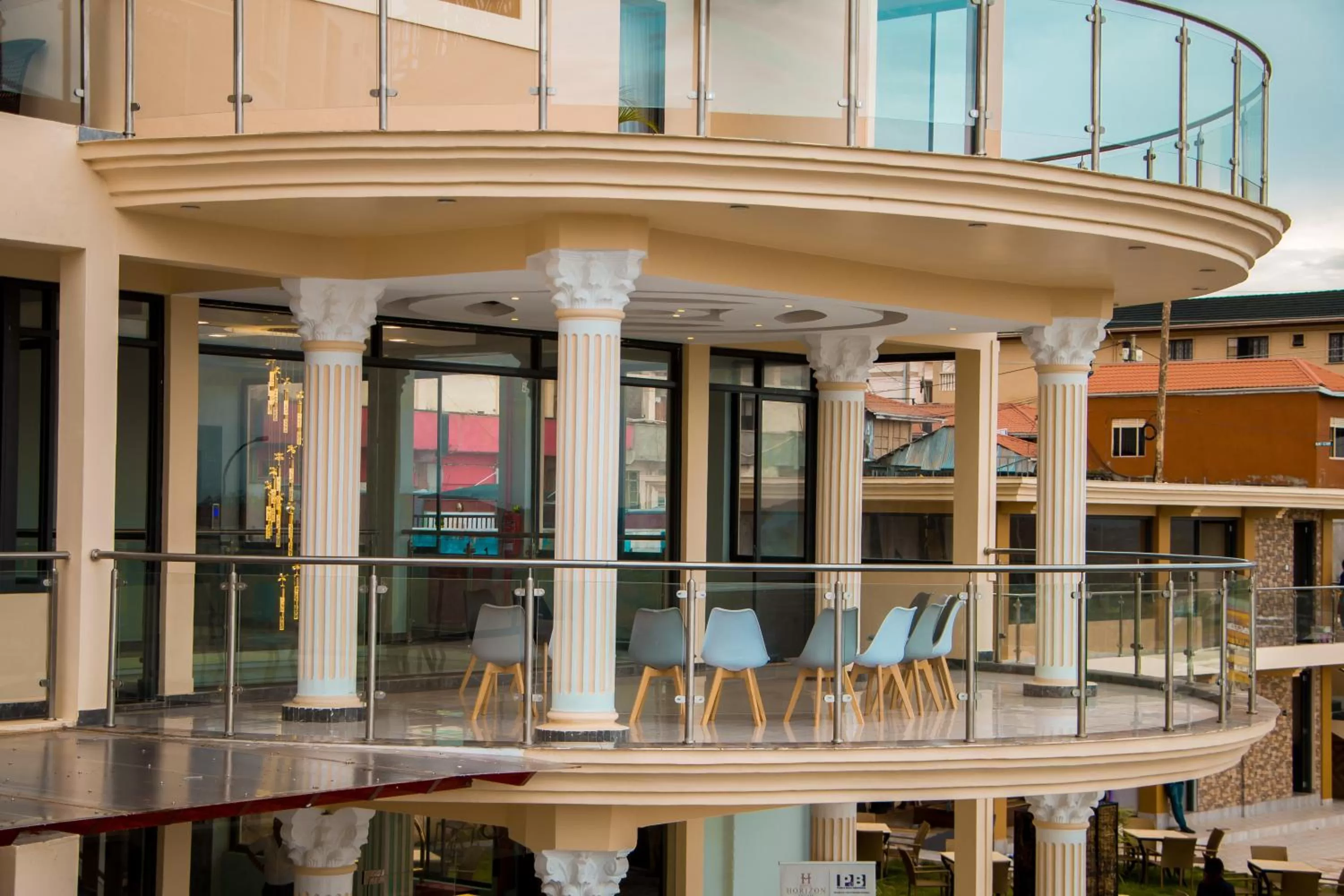 Patio in Hotel Horizon Entebbe