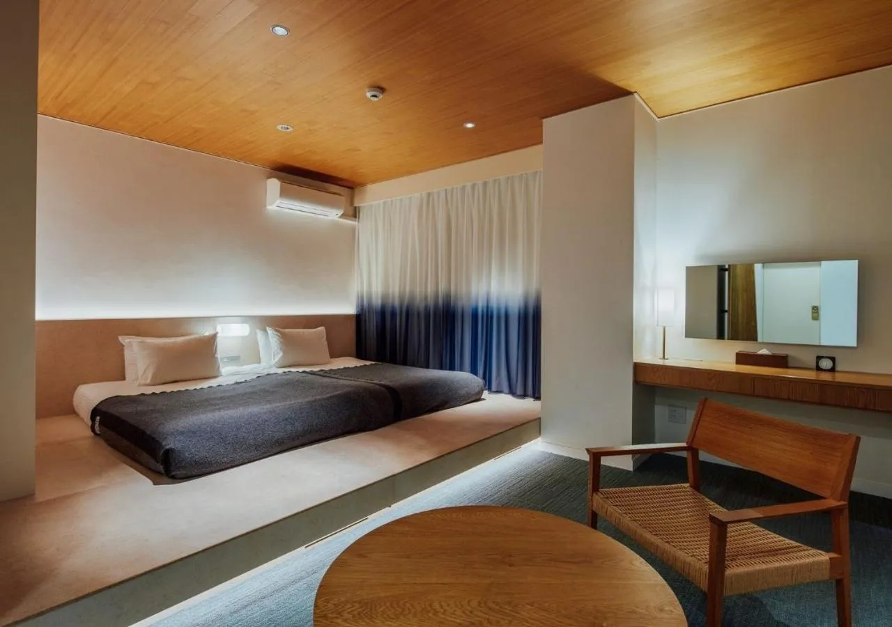 Bed in Hotel Graphy Nezu