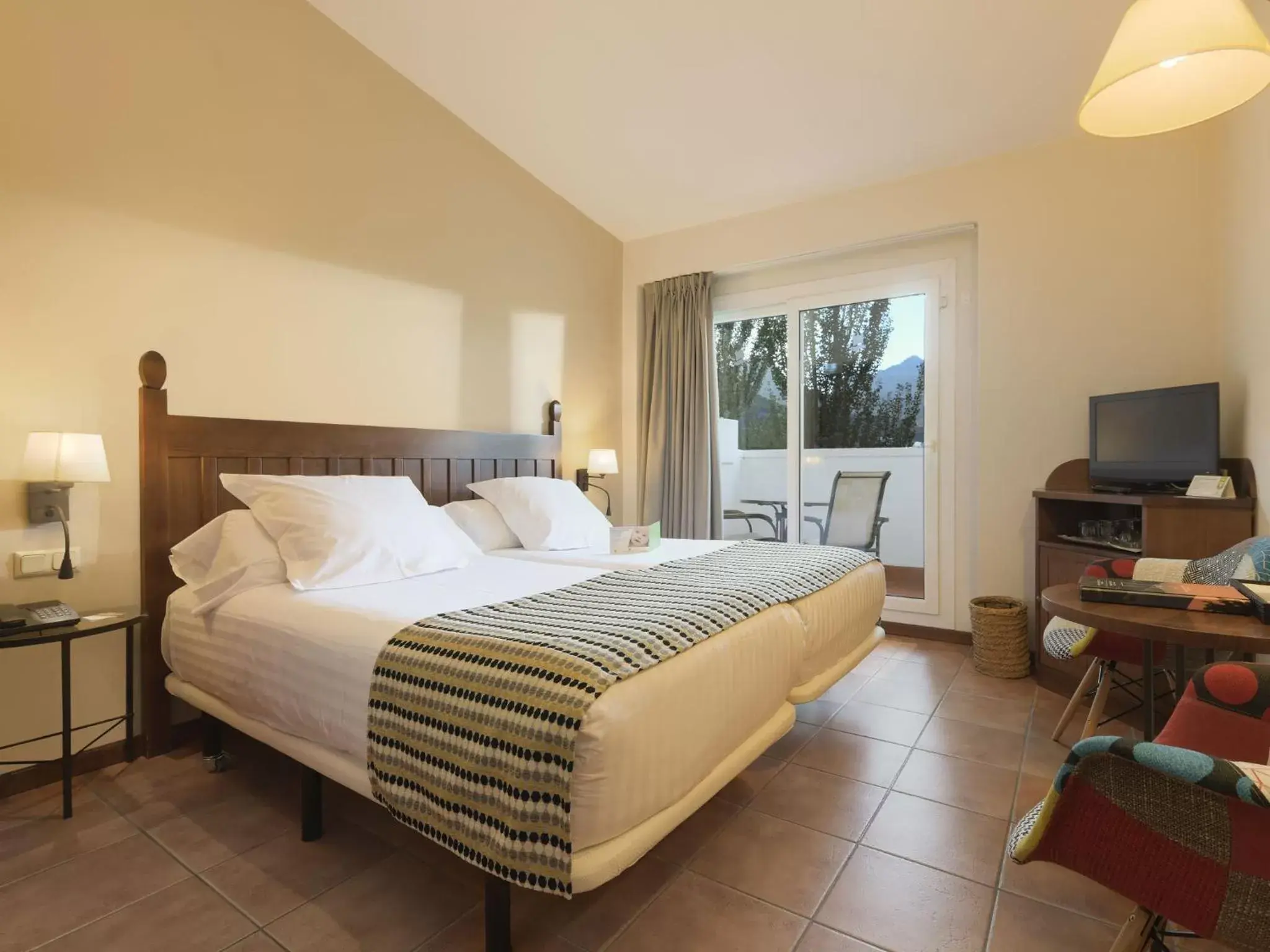 Double or Twin Room with Mountain View - single occupancy in Hotel Fuerte Grazalema