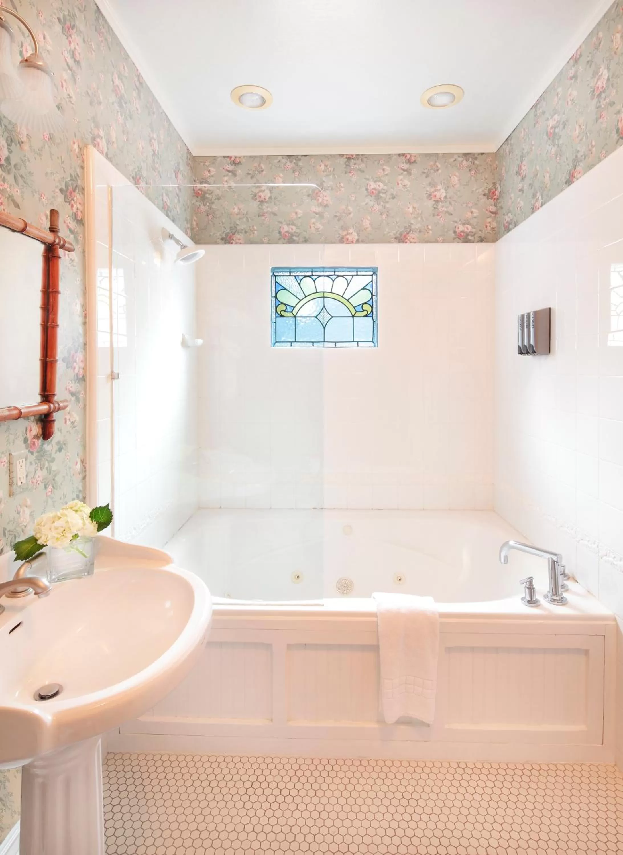 Bathroom in The Grape Leaf Inn