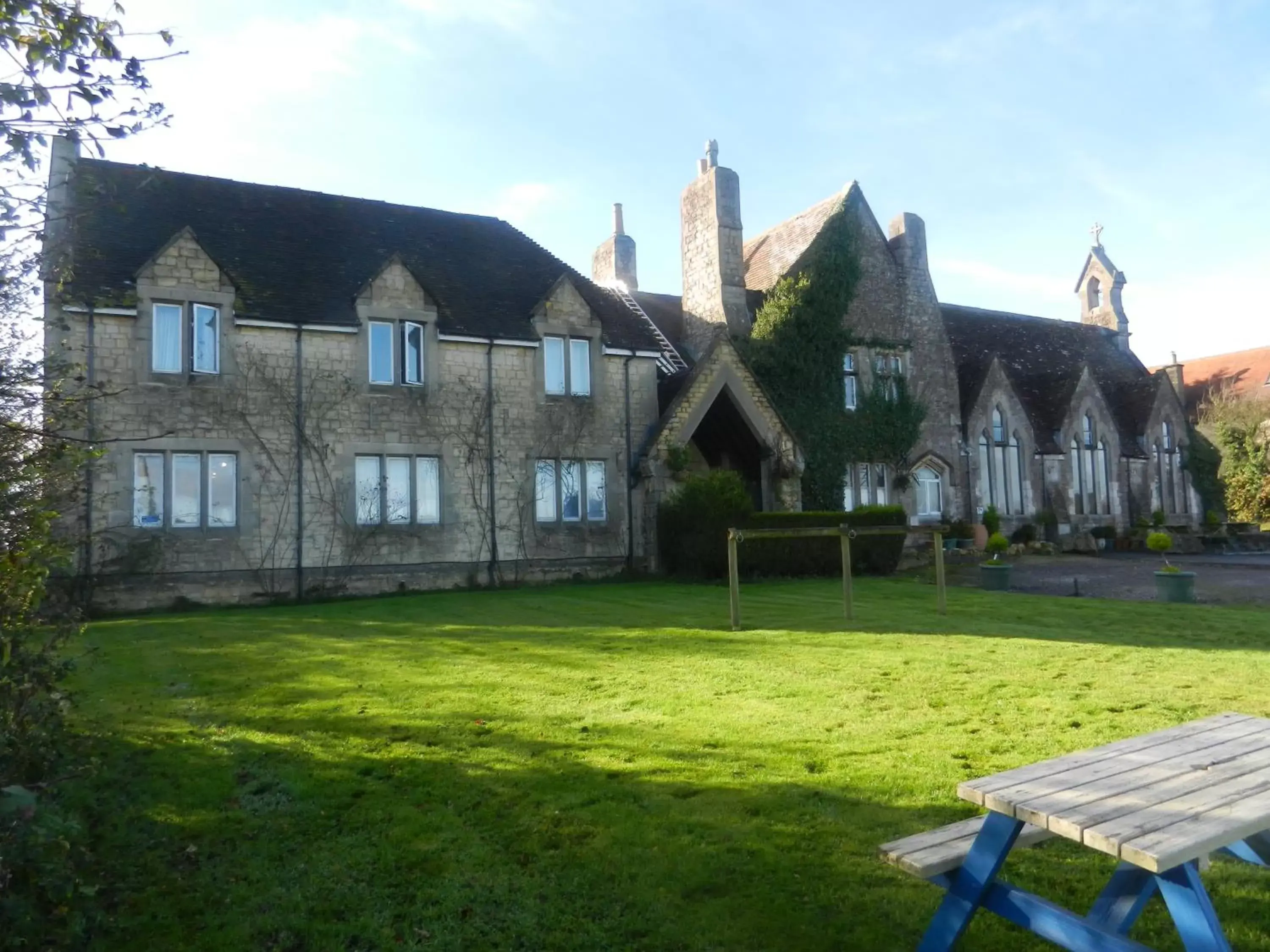 Property Building in Schoolhouse Restaurant and Hotel