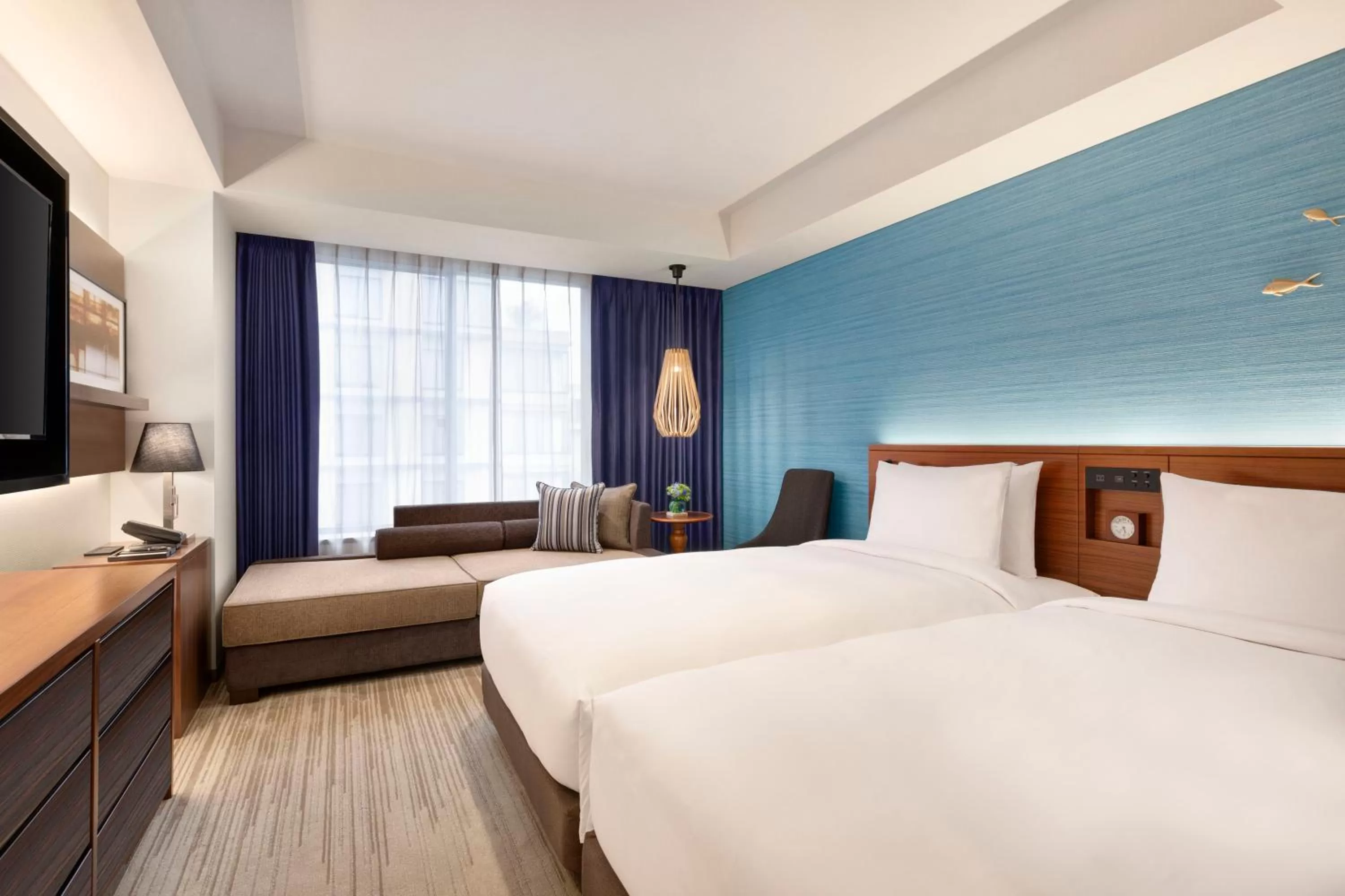 Photo of the whole room, Bed in Hyatt Regency Tokyo Bay